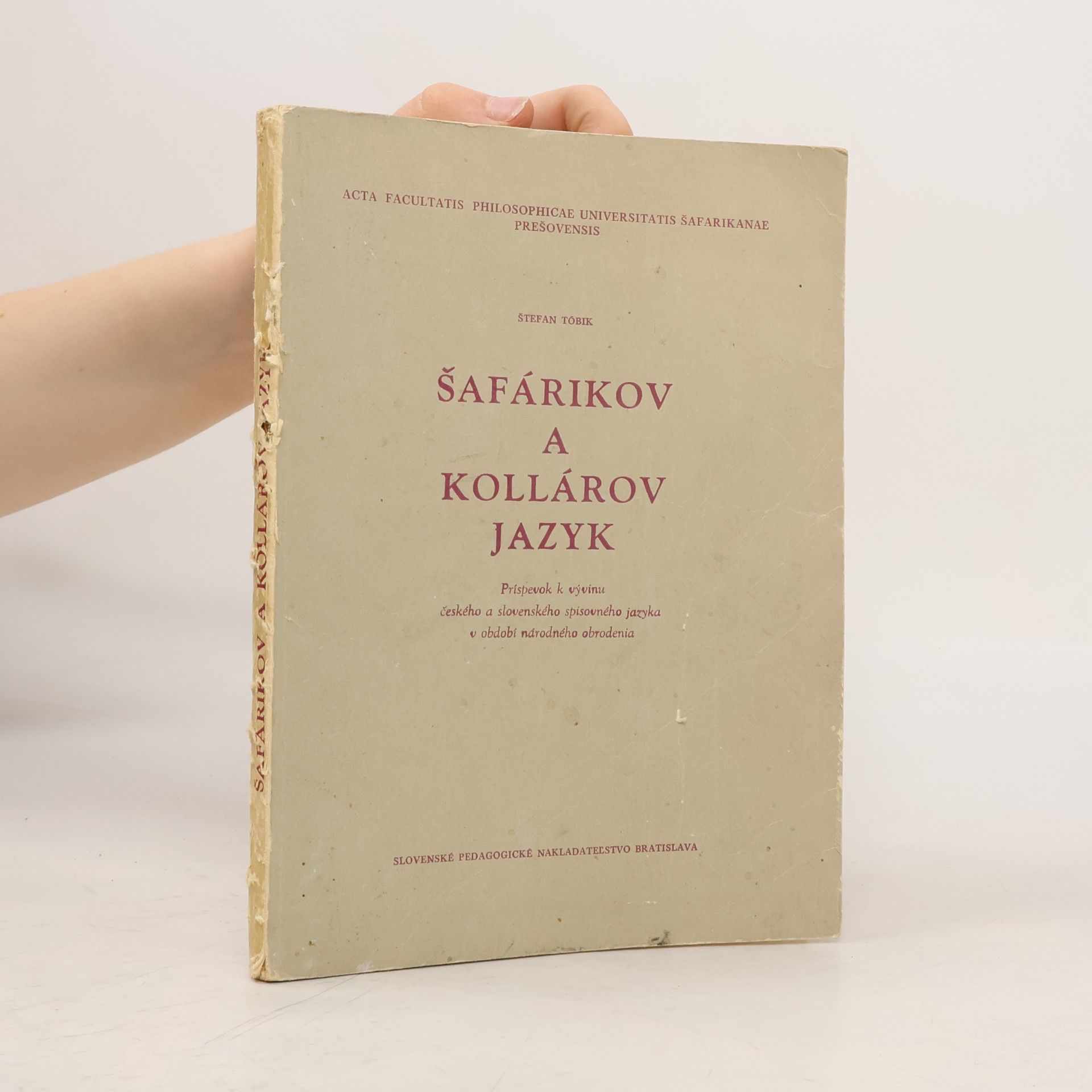 Štefan Tóbik Šafárikov a Kollárov jazyk