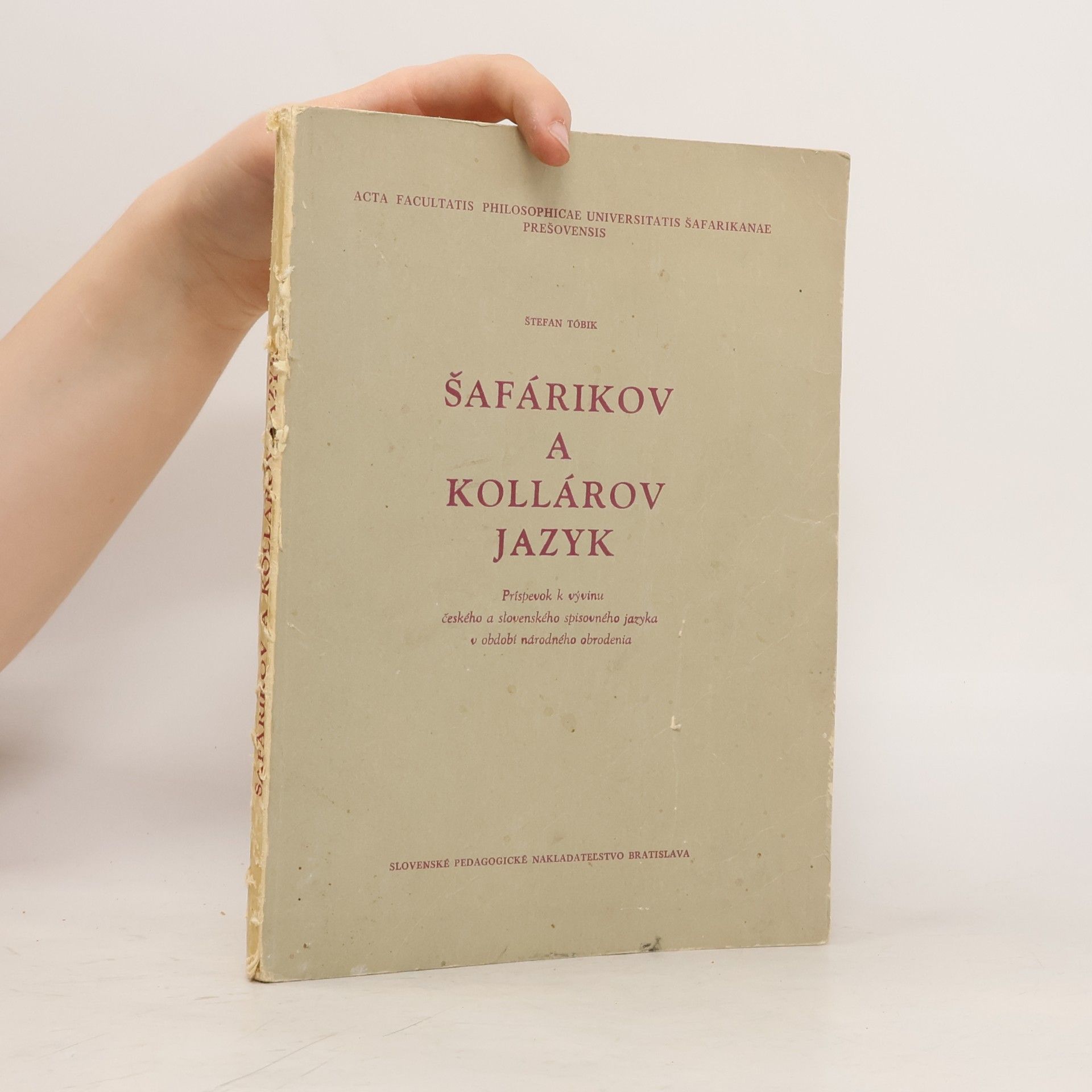 Štefan Tóbik Šafárikov a Kollárov jazyk