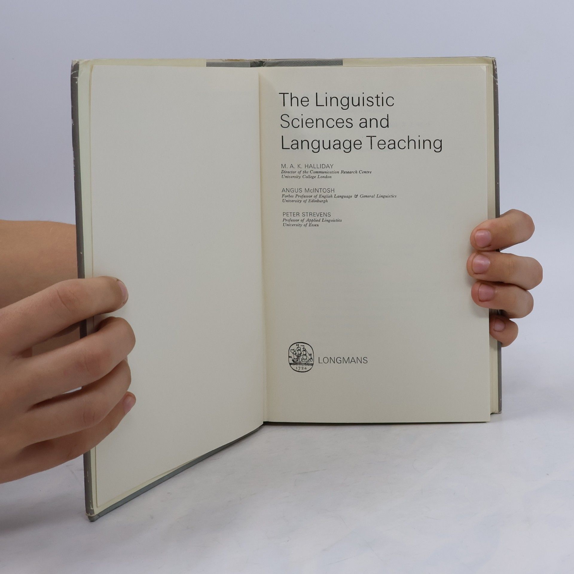 M. A. K. Michael Alexander Kirkwood Halliday The Linguistic Sciences and Language Teaching