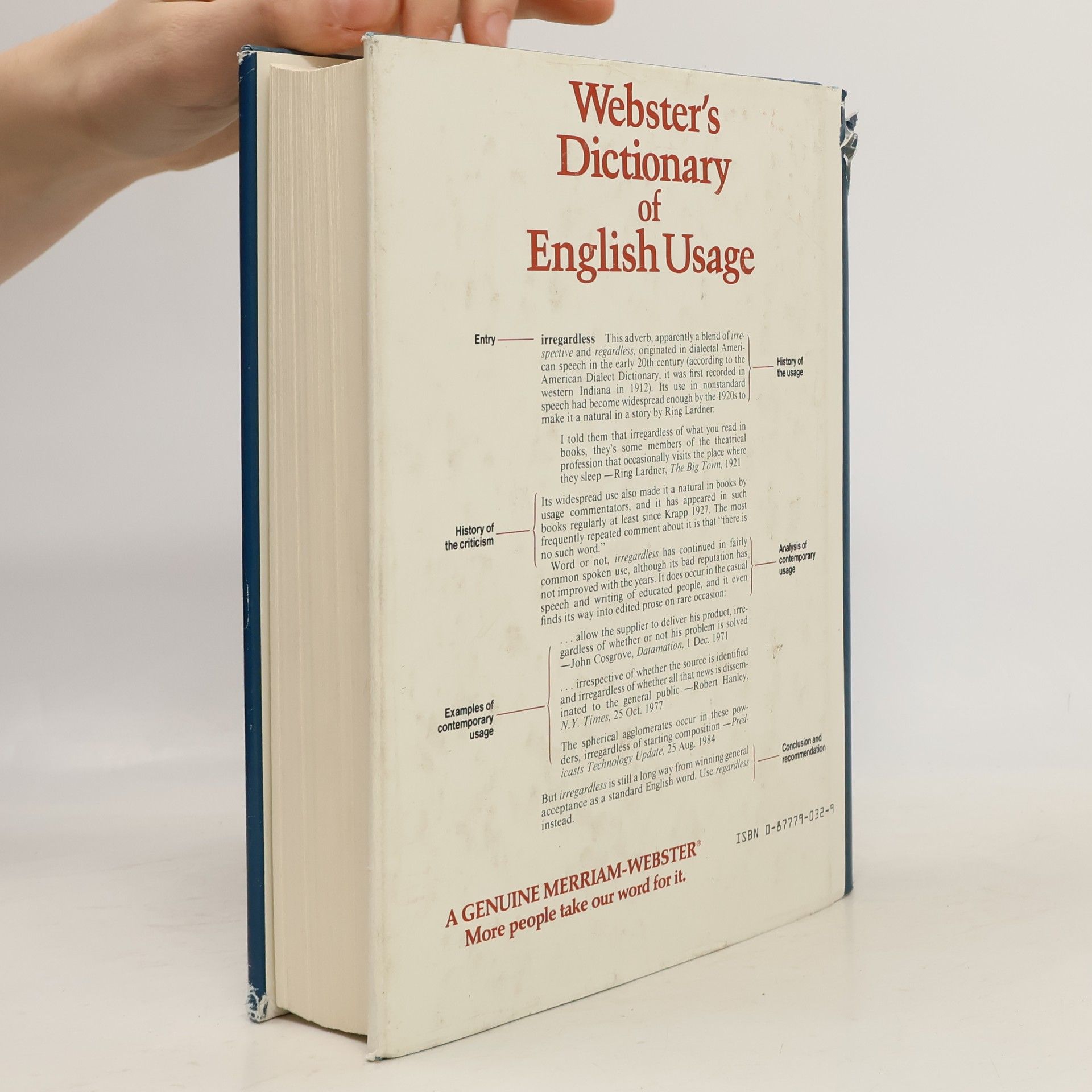 Inc MerriamWebster Webster's dictionary of english usage