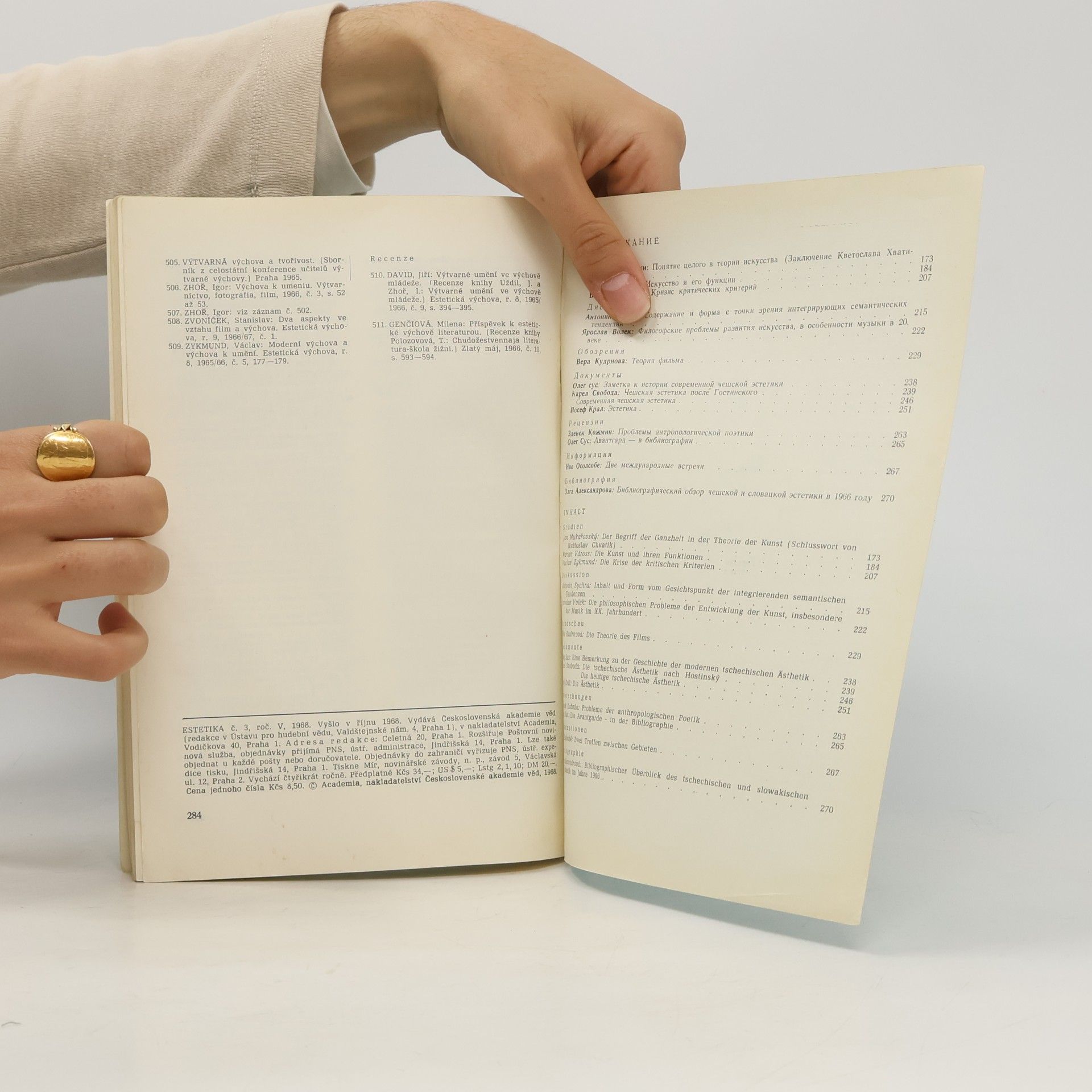 Various authors Estetika 3. Ročník V