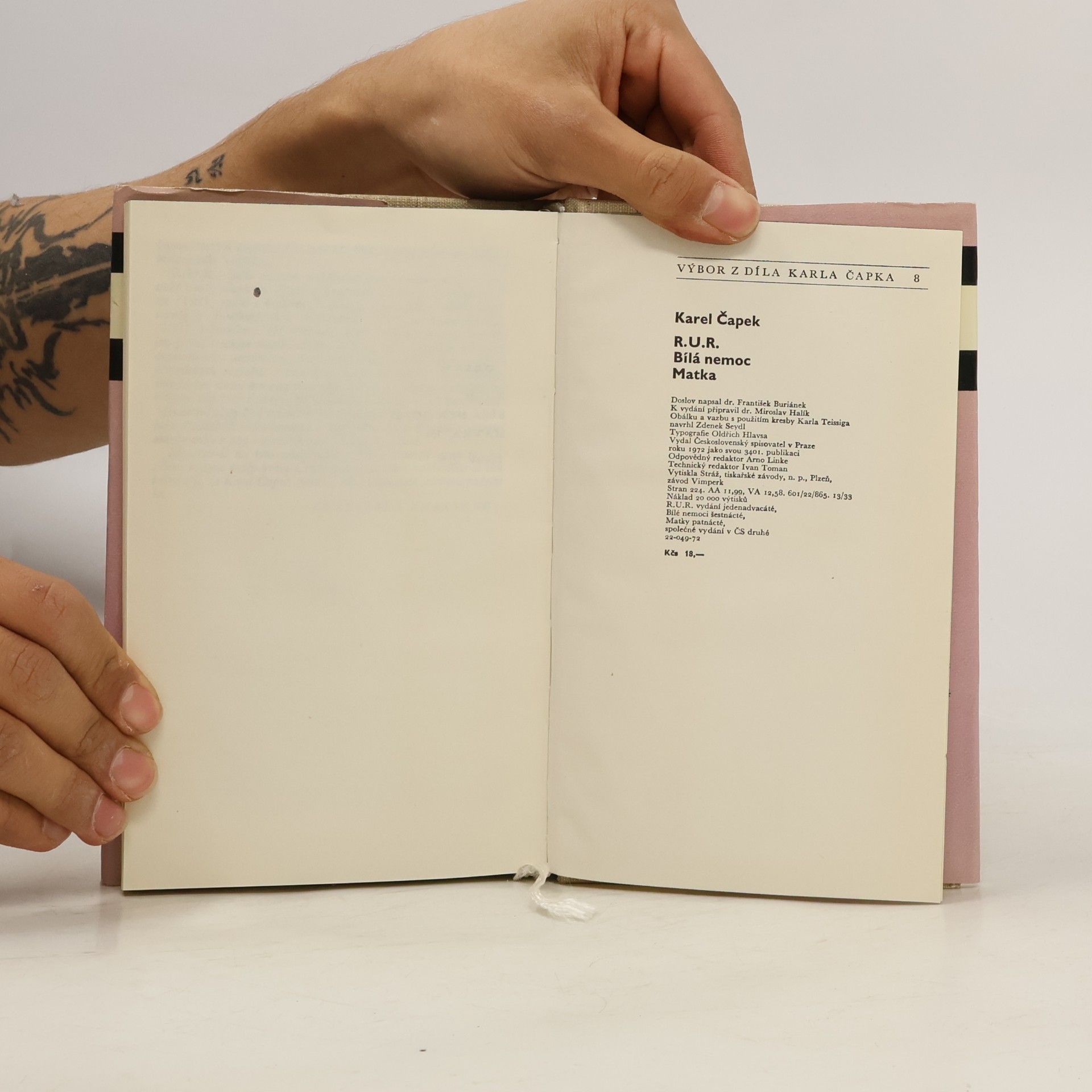 Karel Čapek R.U.R. Bílá nemoc. Matka