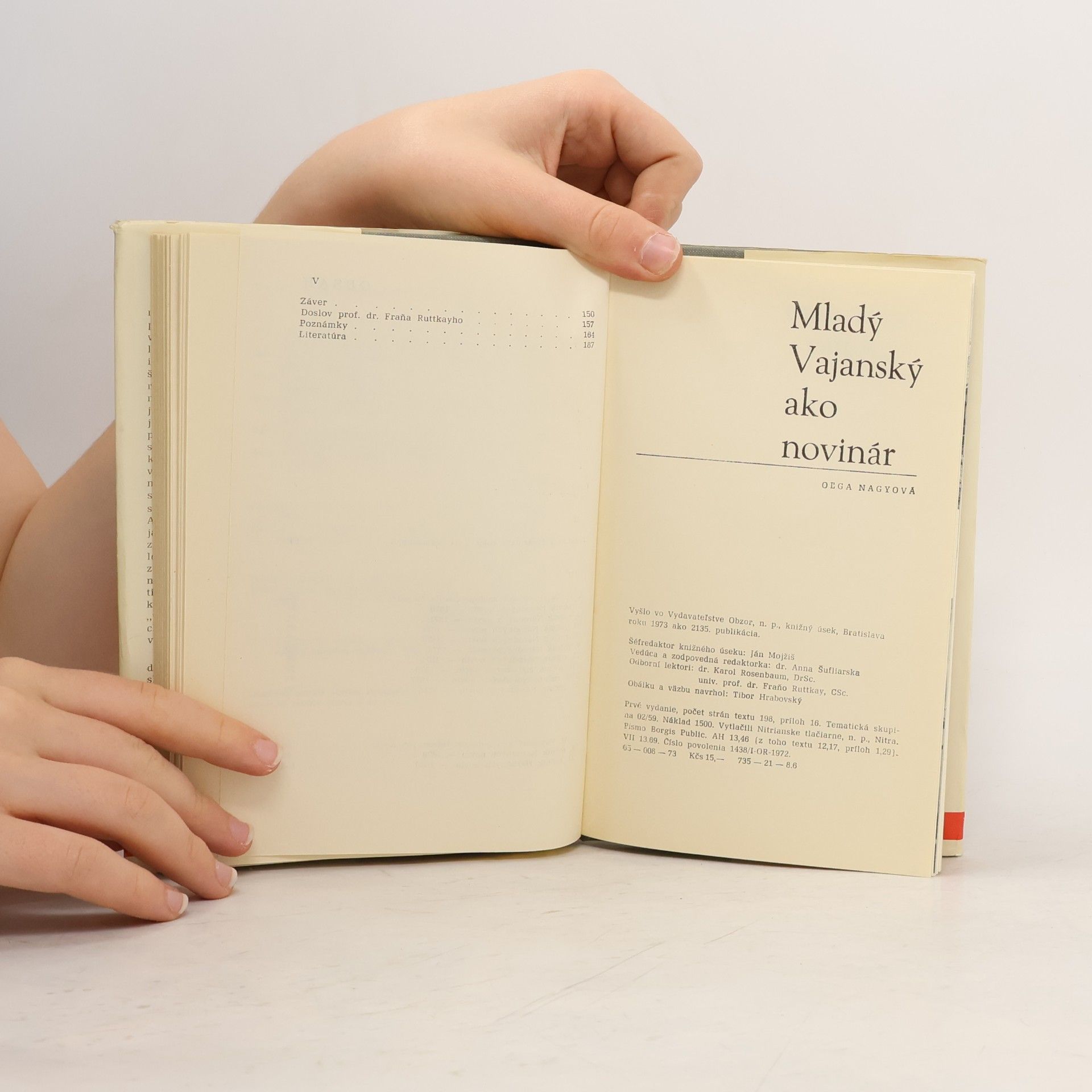 Nagy Olga Mladý Vajanský ako novinár