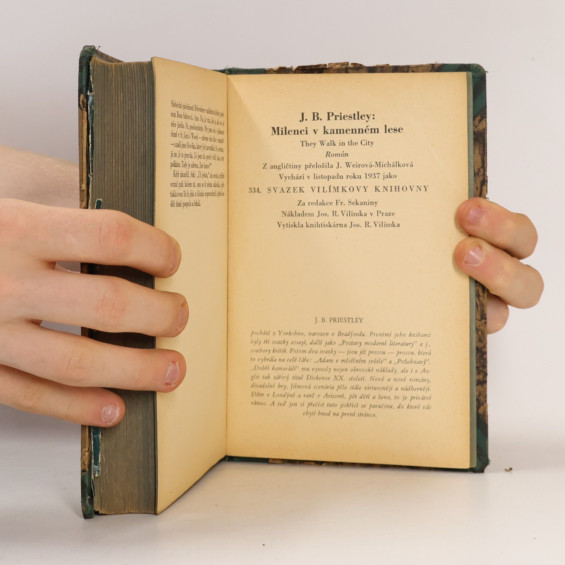 J. B. John Boynton Priestley Milenci v kamenném lese