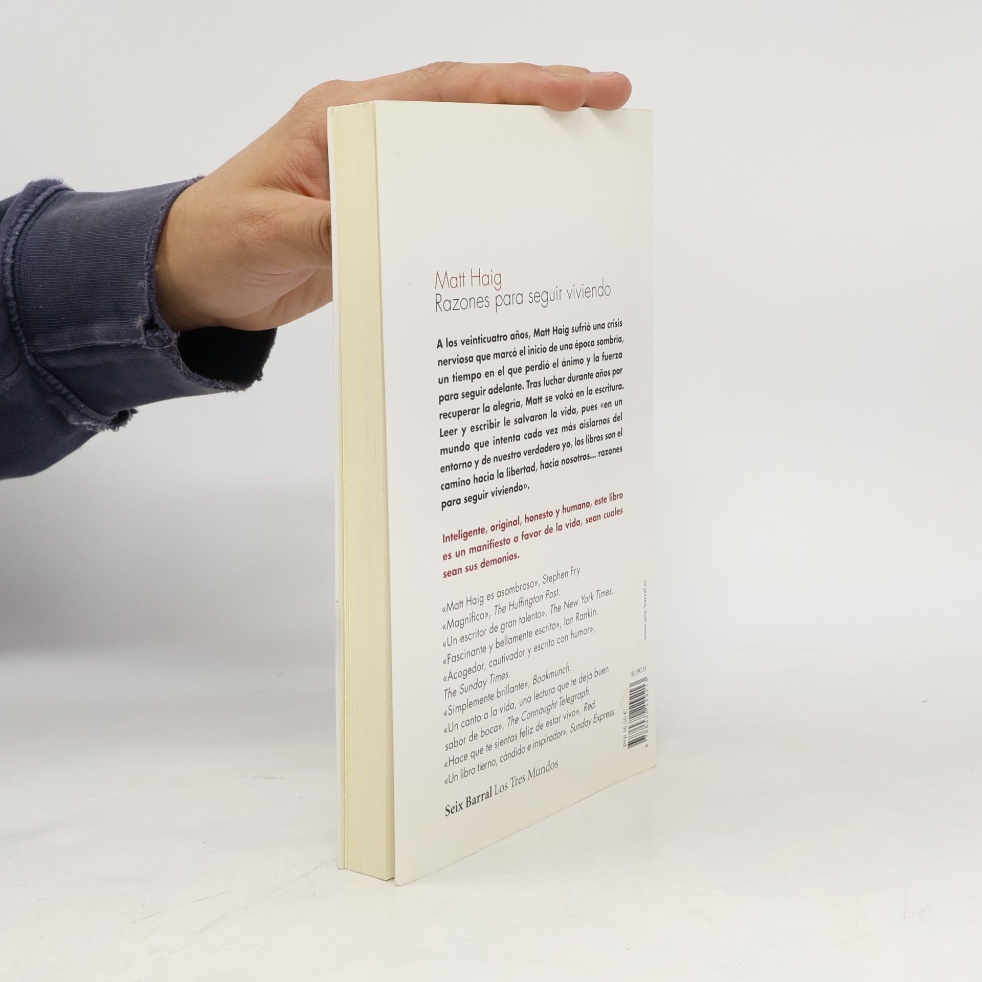 Matt Haig Razones para seguir viviendo
