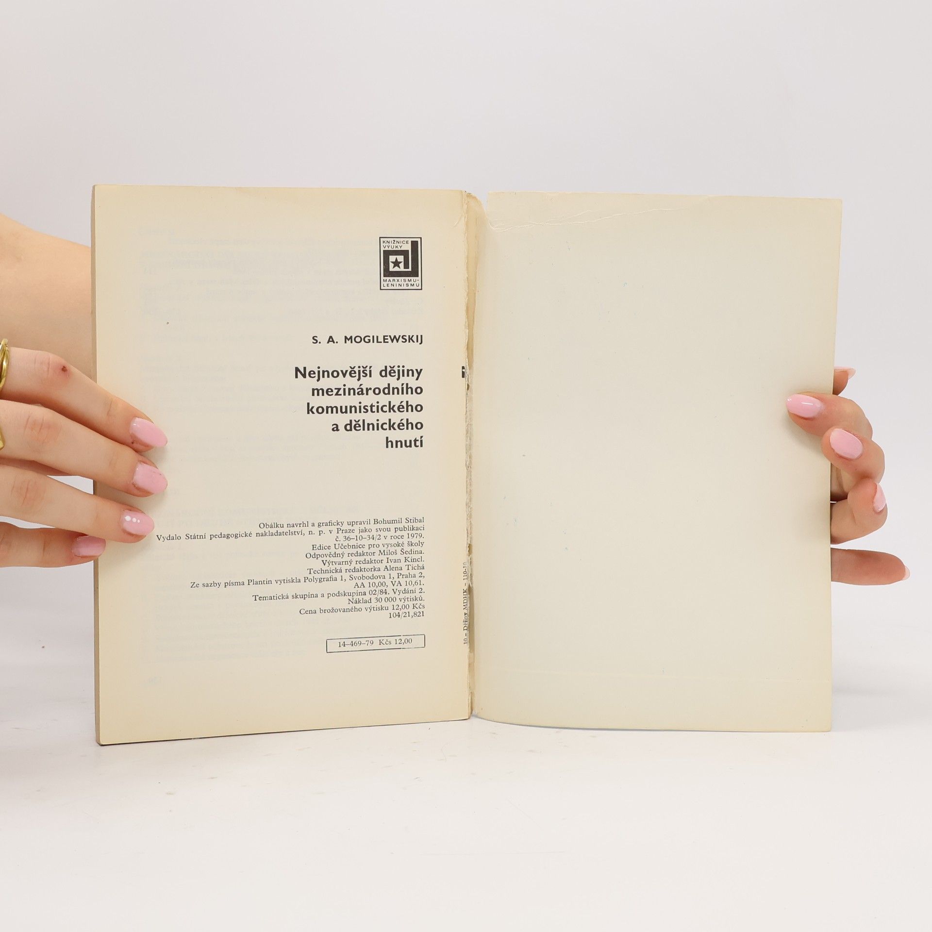 S. A. Mogilevskij Nejnovější dějiny mezinárodního komunistického a dělnického hnutí 1917-1970