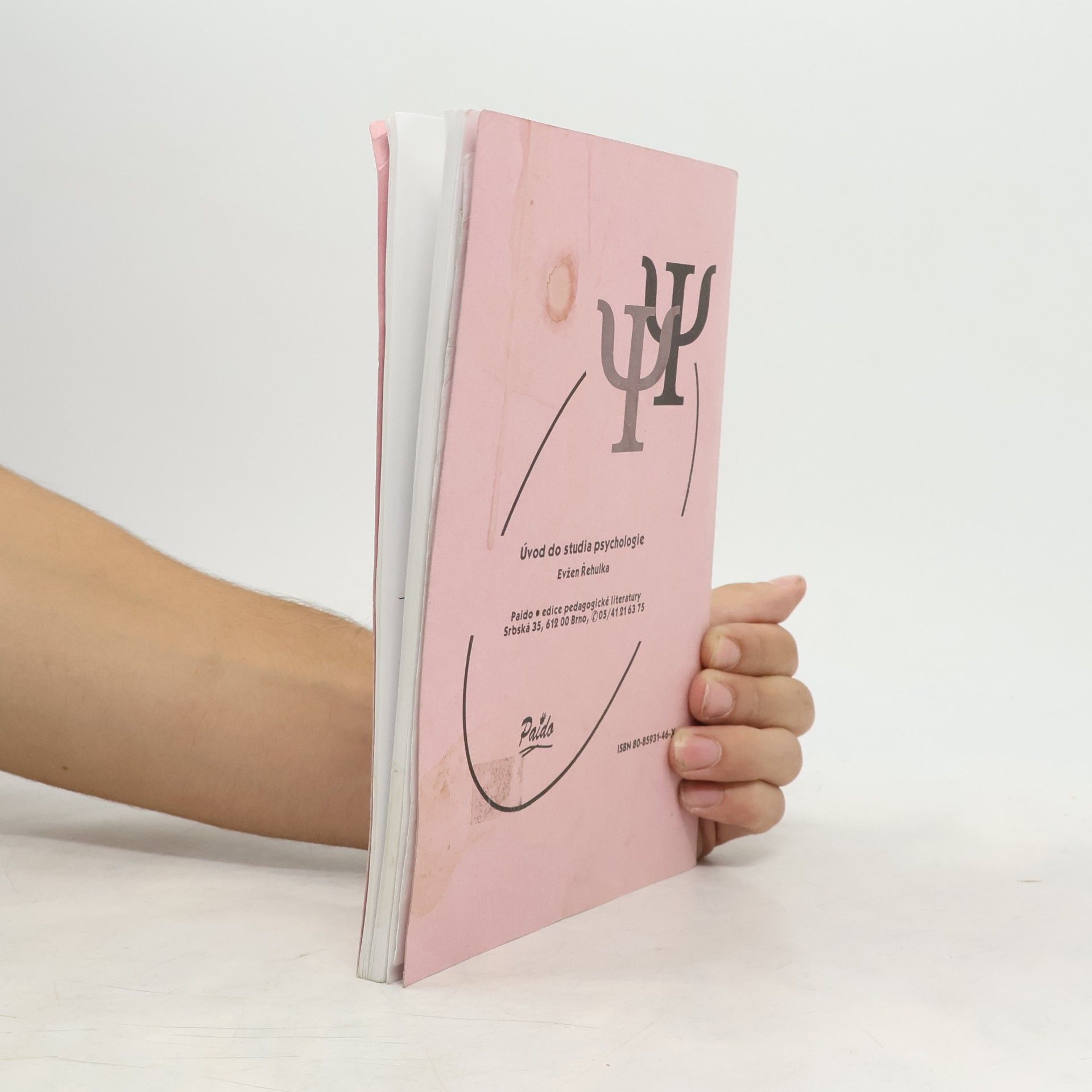 Evžen Řehulka Úvod do studia psychologie: Pro posluchače speciální pedagogiky