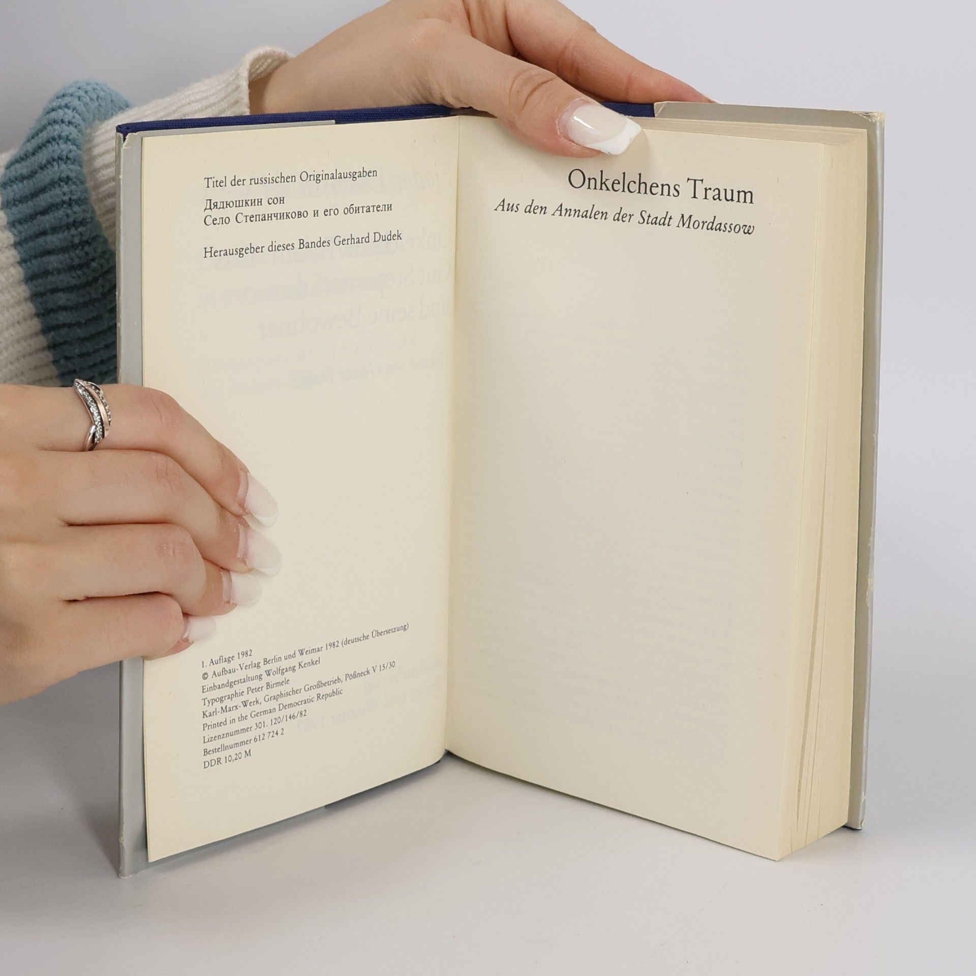 Fjodor Michailowitsch Dostojewski Onkelchens Traum