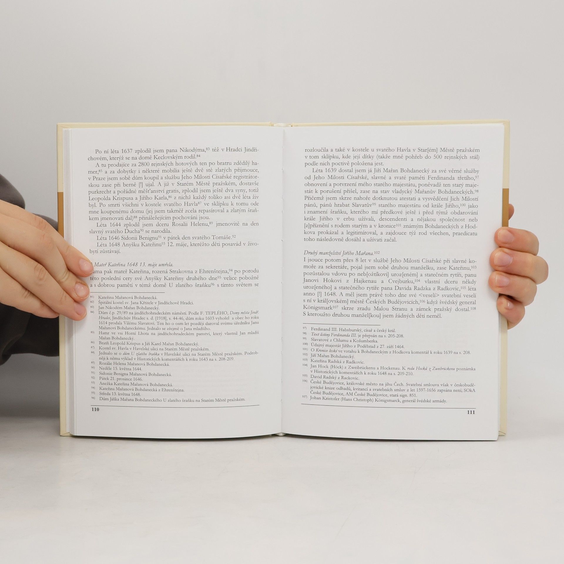 Josef Hrdlička Autobiografie Jana Nikodéma Mařana Bohdaneckého z Hodkova