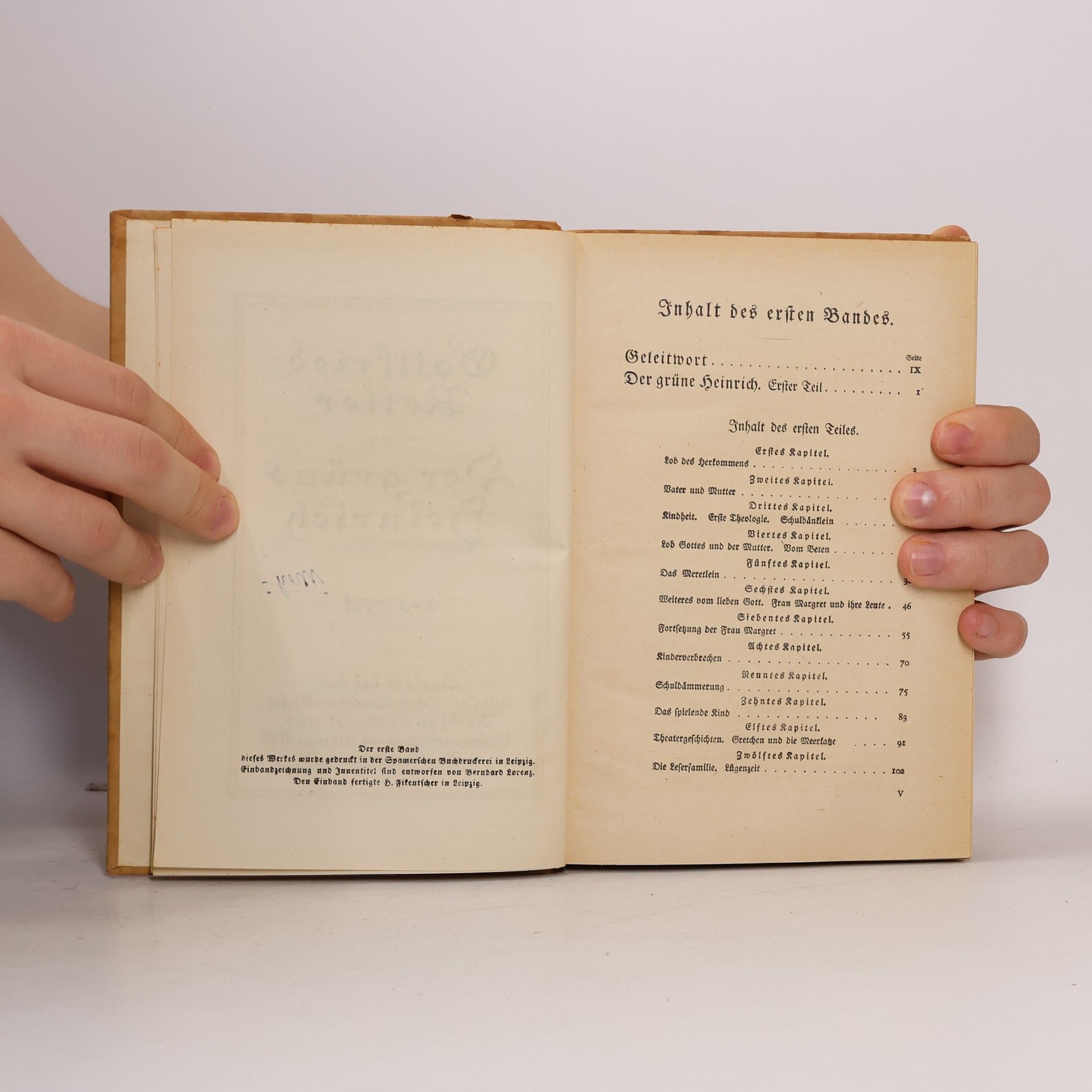 Gottfried Keller Gesammelte Werke 1