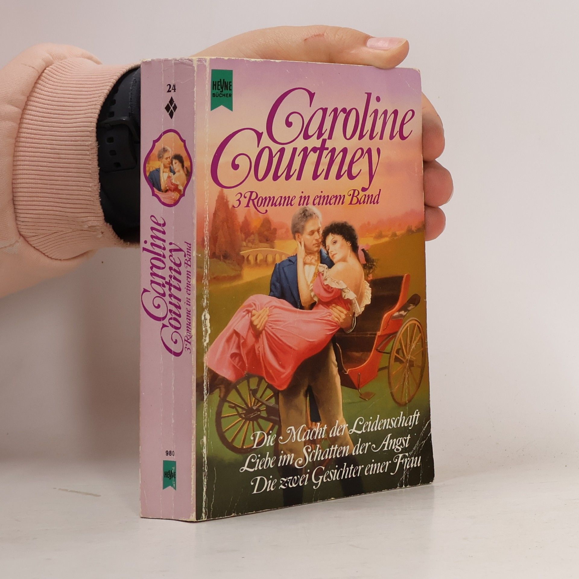 Caroline Courtney Macht der Leidenschaft / Liebe im Schatten der Angst / Die zwei Gesichter einer Frau. Drei Romane in einem Band.