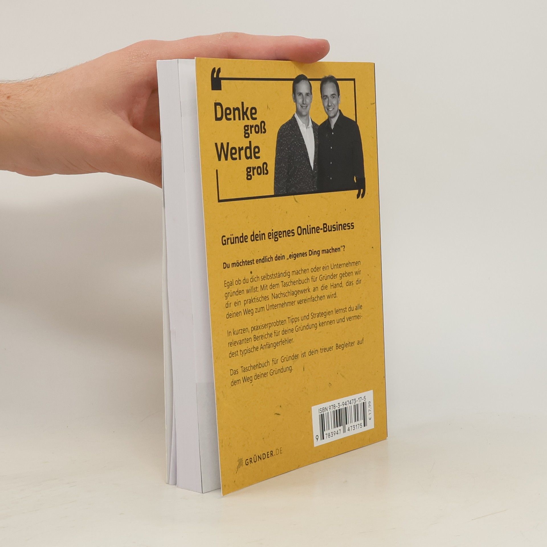 Thomas Klußmann Das Taschenbuch für Gründer
