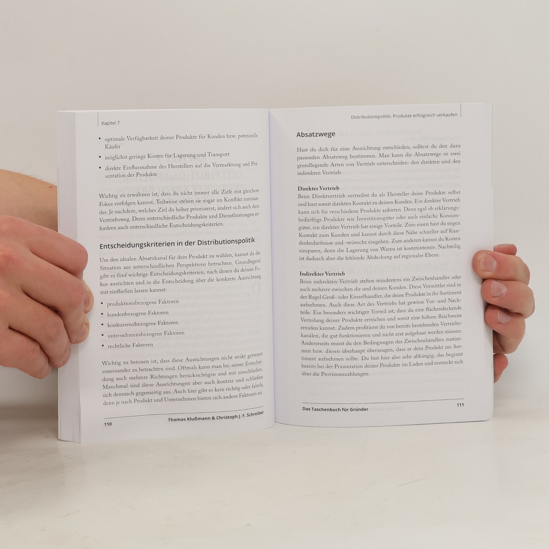 Thomas Klußmann Das Taschenbuch für Gründer