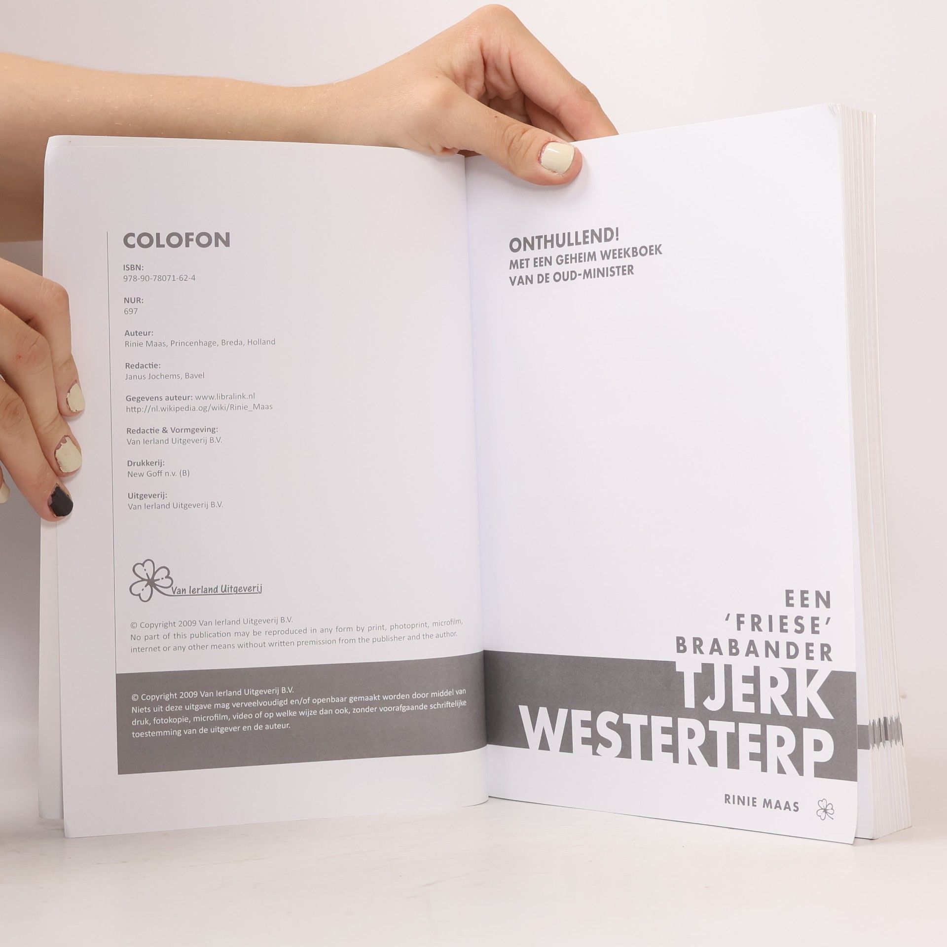 Rinie Maas Een Friese Brabander: Tjerk Westerterp