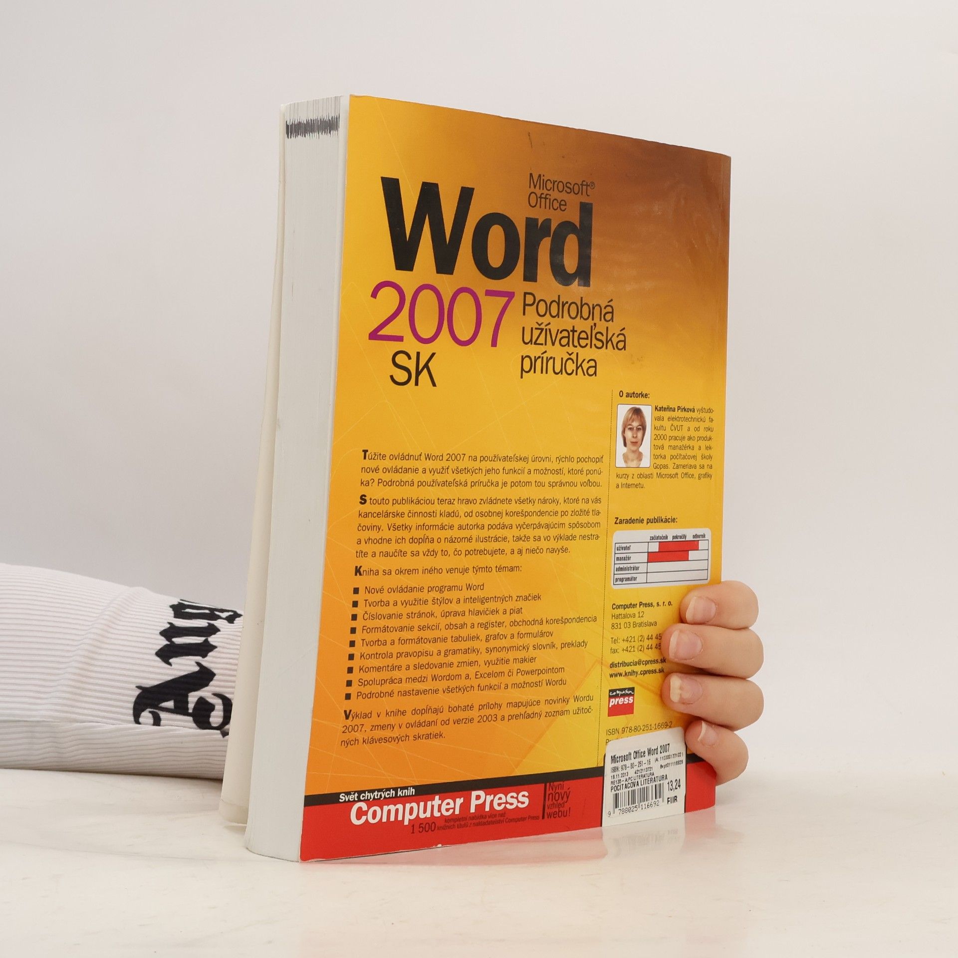 Kateřina Pírková Microsoft Office Word 2007 SK : podrobná užívateľská príručka