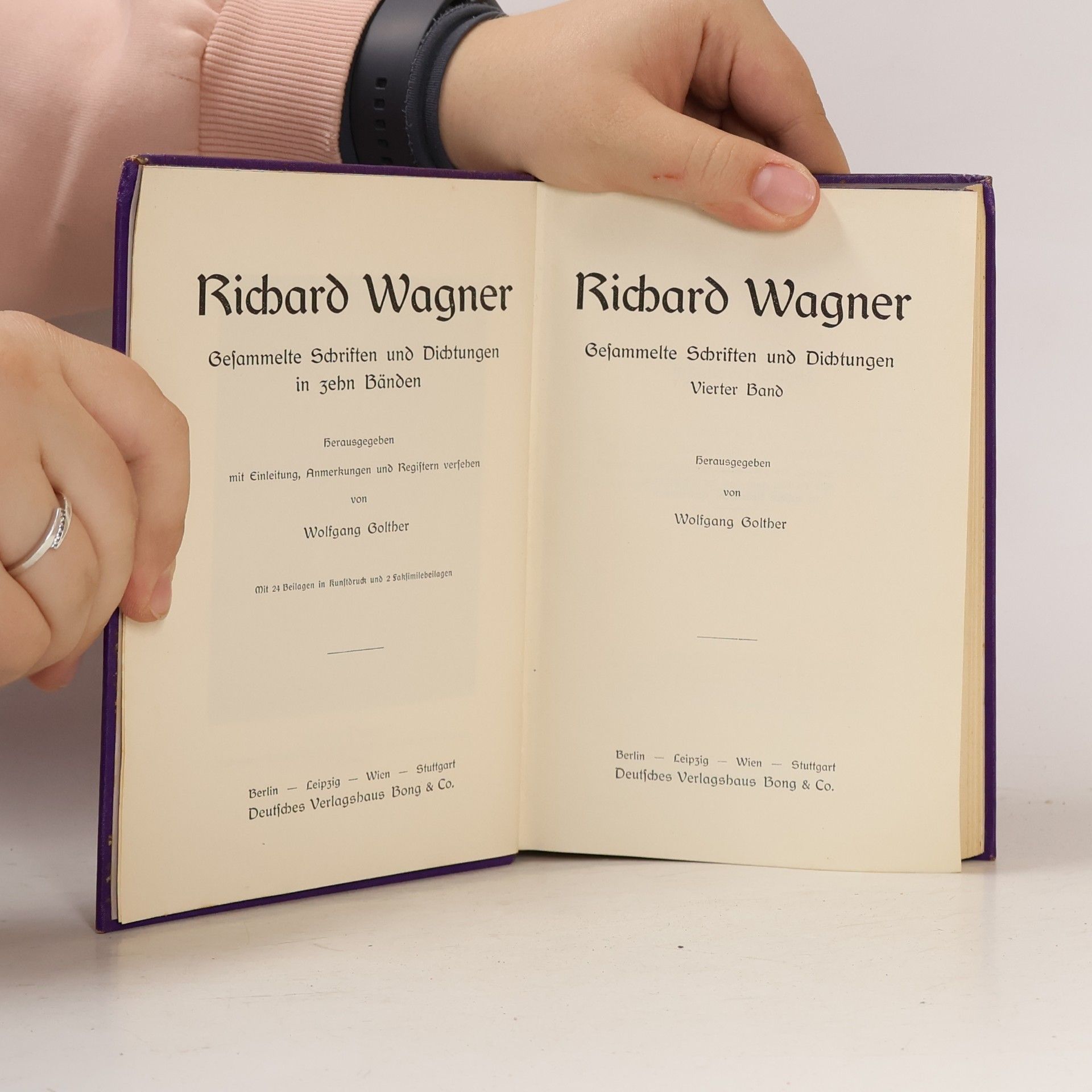 Richard Wagner Gesammelte Schriften und Dichtungen 4