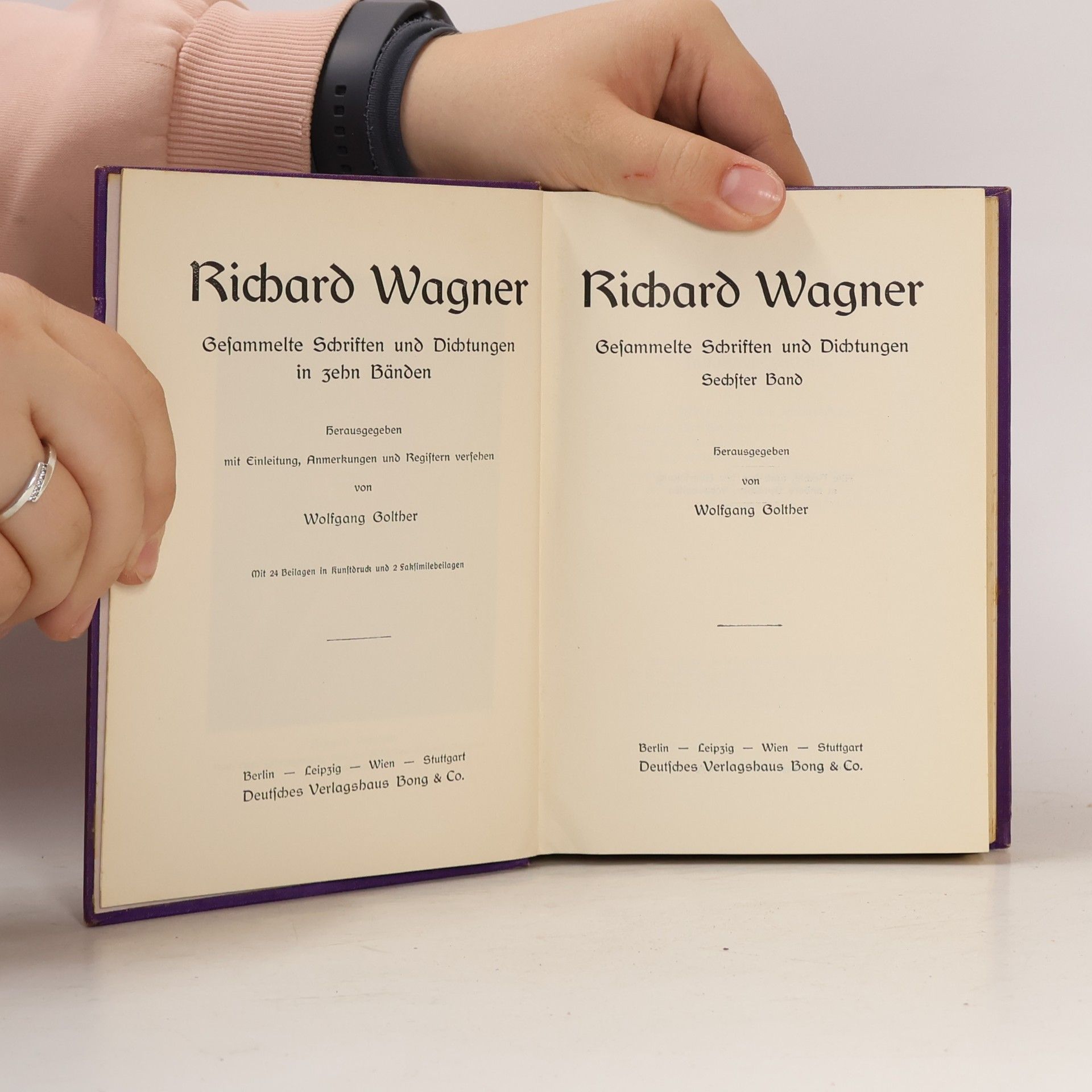 Richard Wagner Gesammelte Schriften und Dichtungen