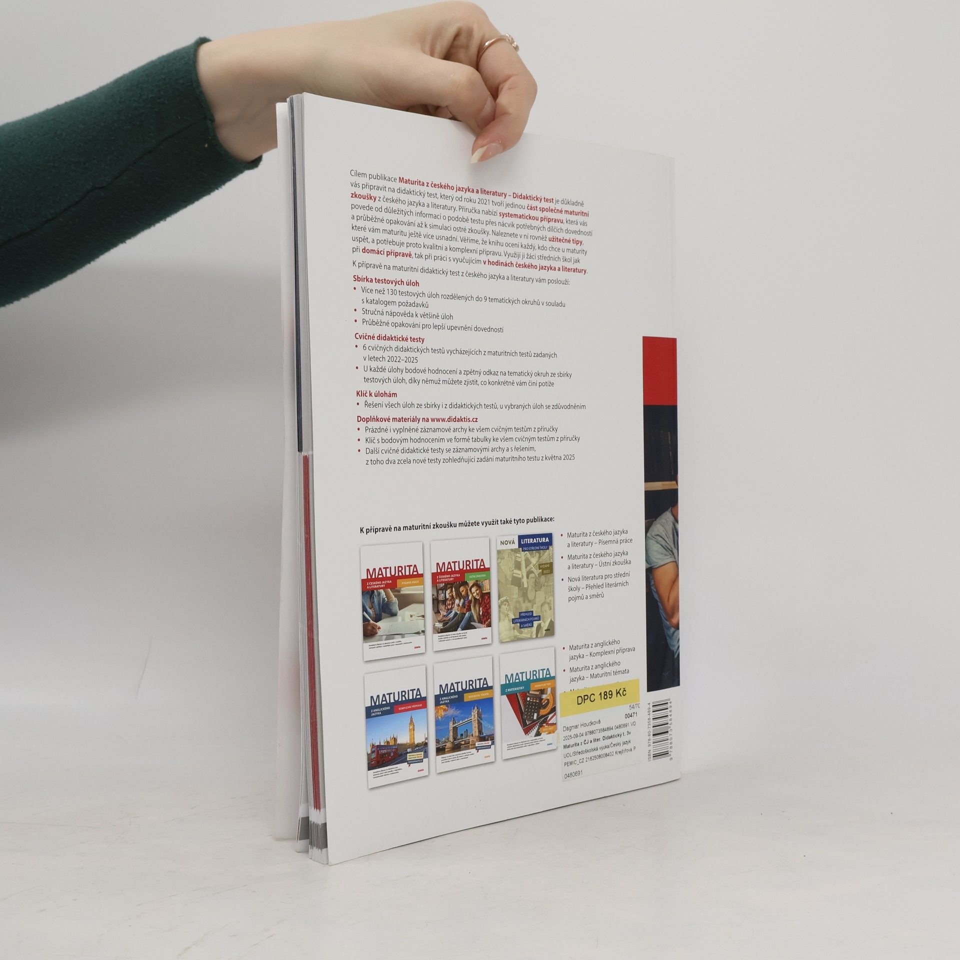 Collectif d'auteurs Maturita z českého jazyka a literatury. Didaktický test 2026