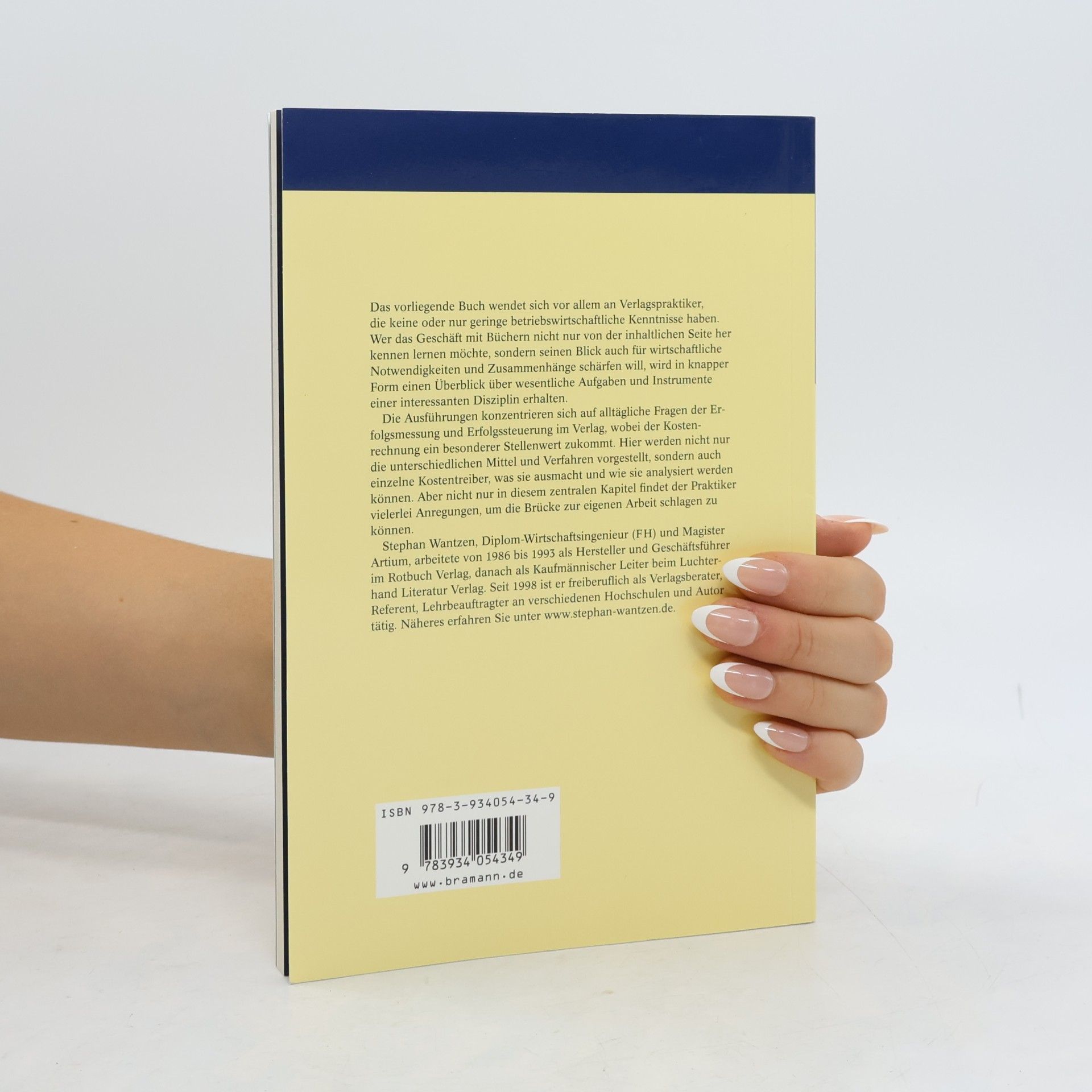 Stephan Wantzen Edition Buchhandel - 11: Betriebswirtschaft für Verlagspraktiker