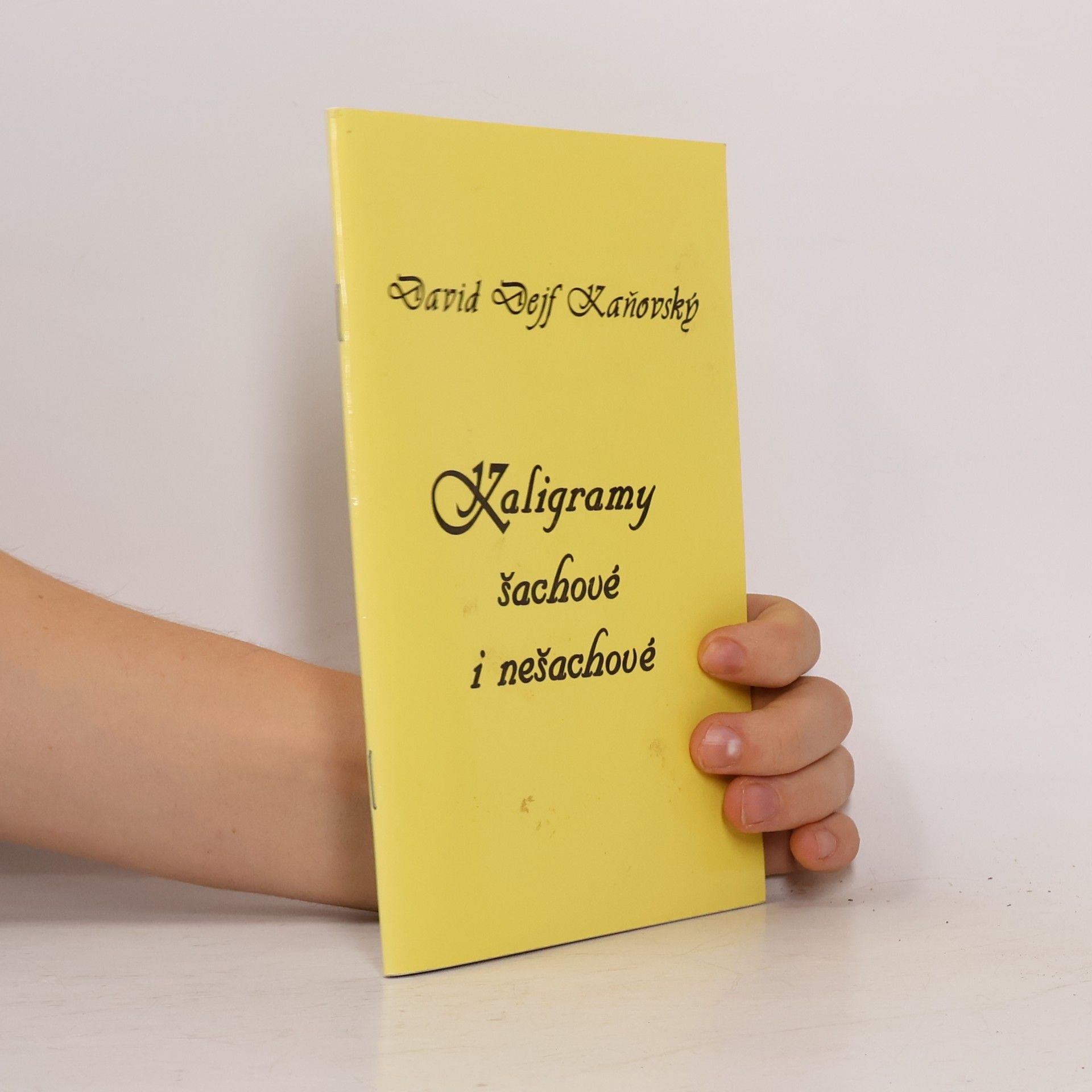 David Kanovsky Kaligramy šachové i nešachové