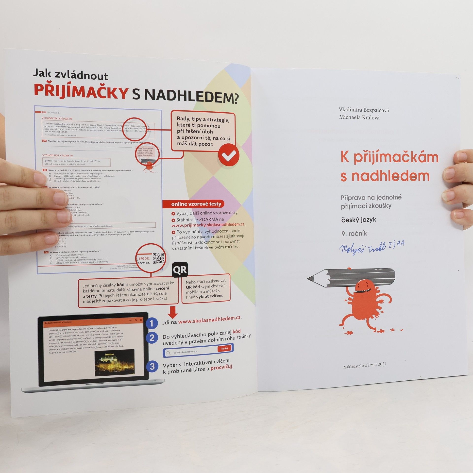 Vladimíra Bezpalcová K přijímačkám s nadhledem: český jazyk 9. ročník