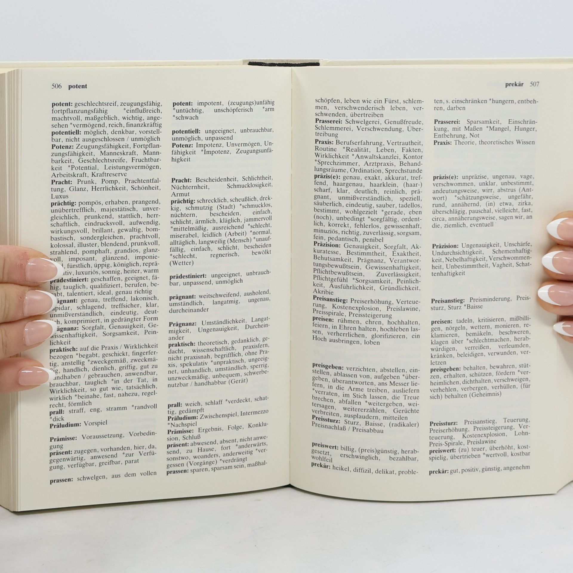 Erich Bulitta Wörterbuch der Synonyme und Antonyme