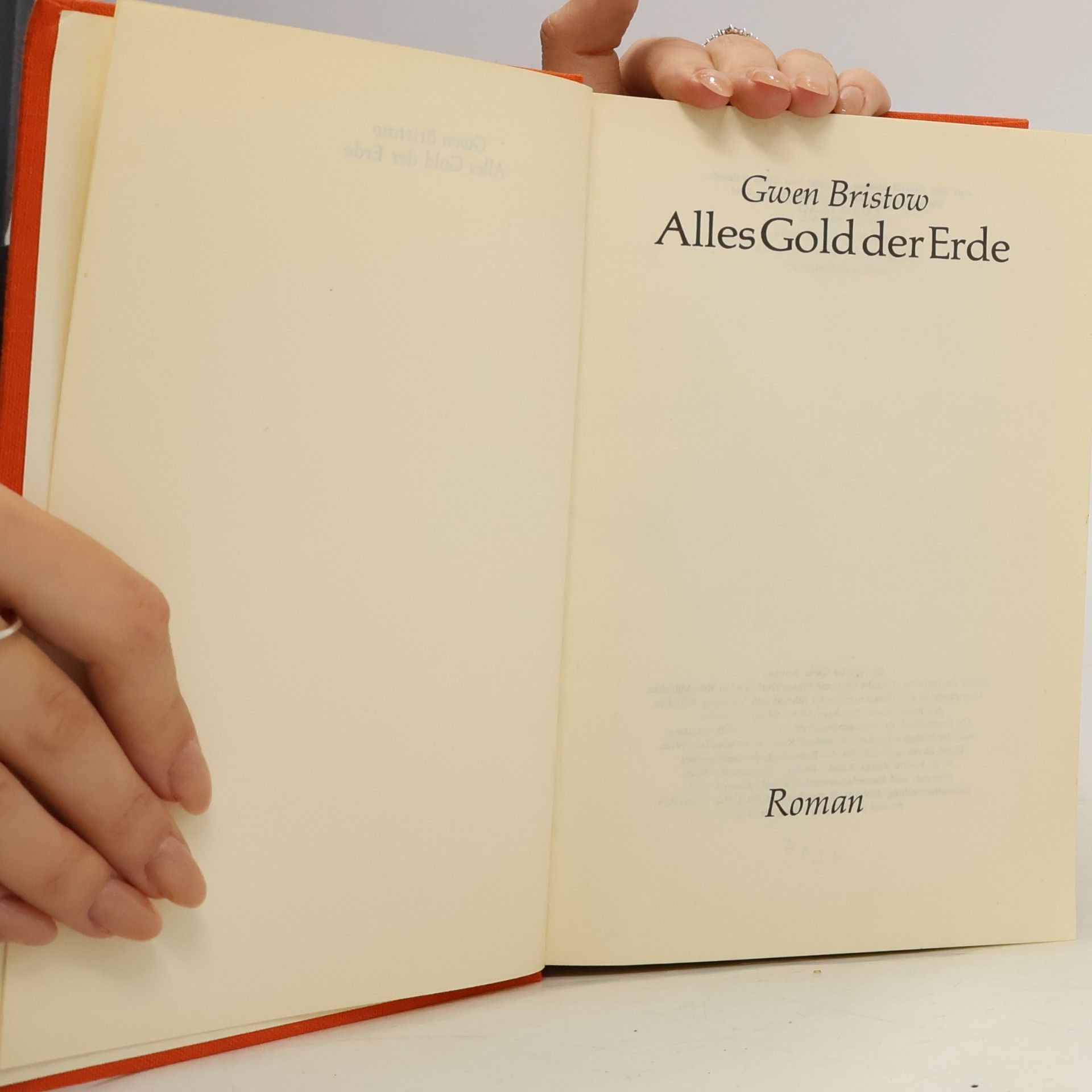 Gwen Bristow Alles Gold der Erde