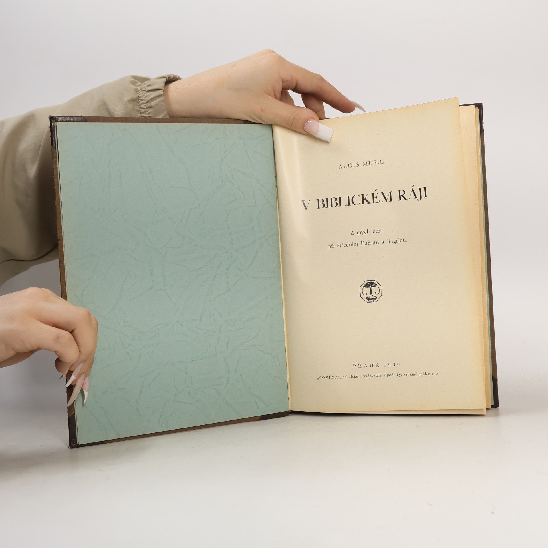 Alois Musil V biblickém ráji