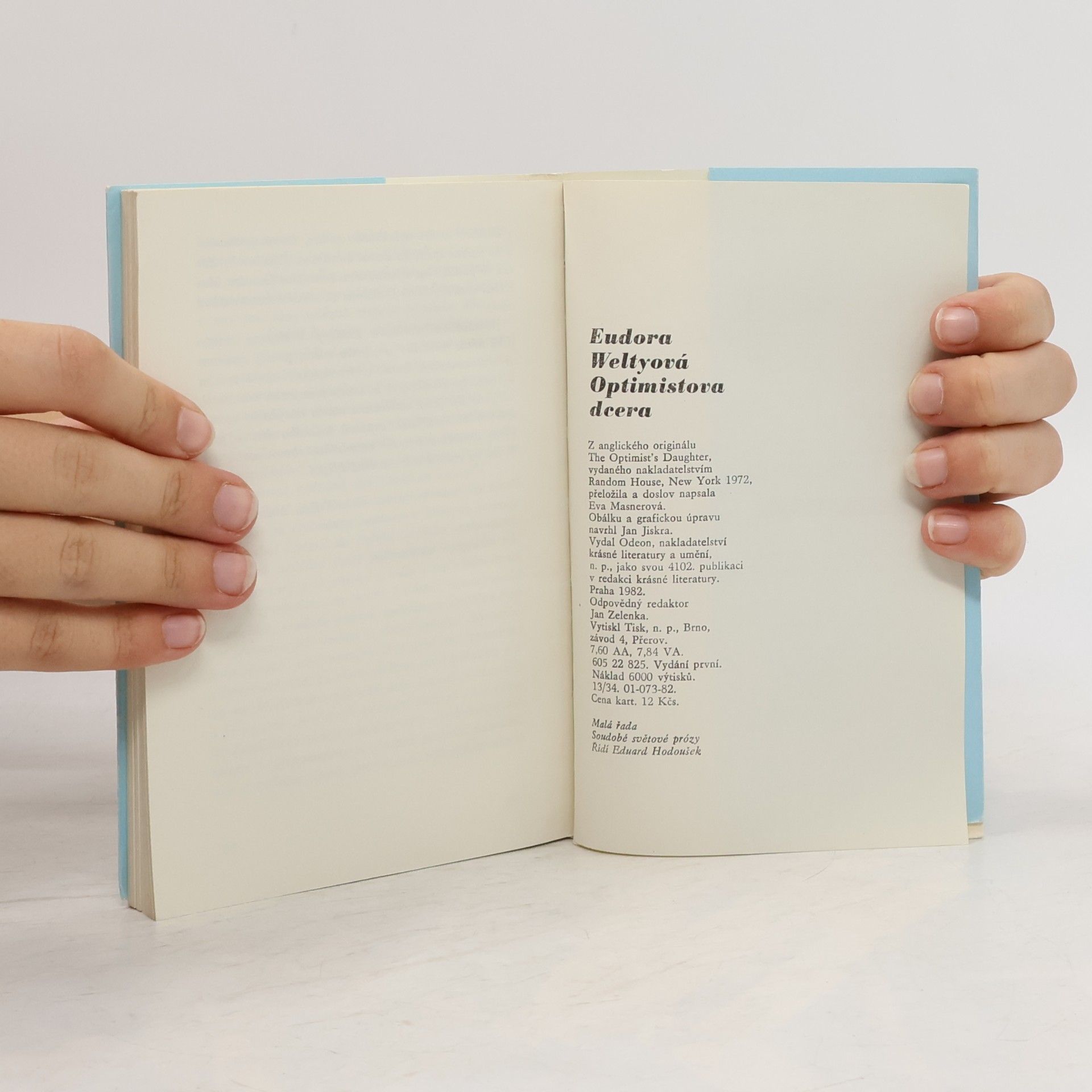 Eudora Welty Optimistova dcera