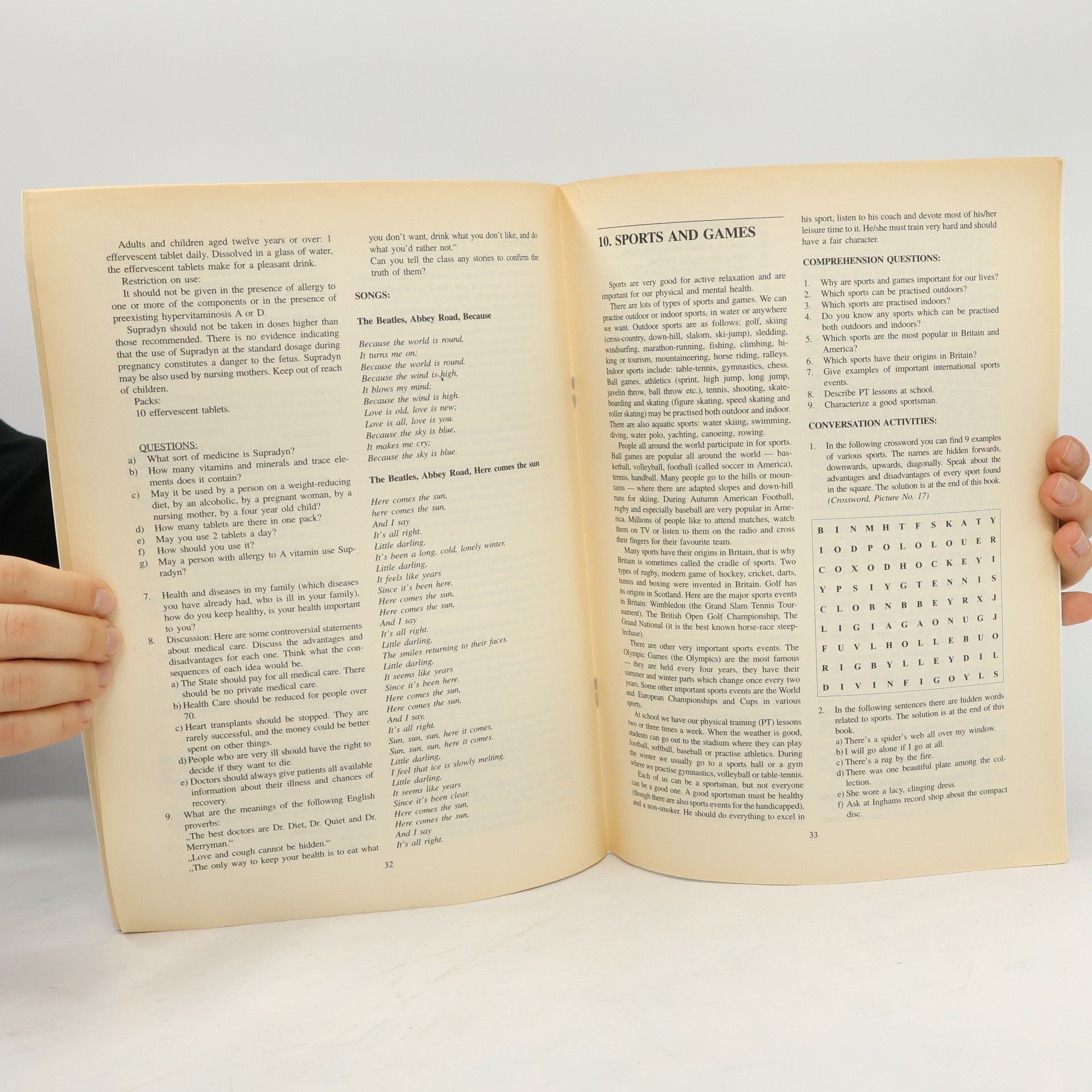 Jana Odehnalová Reading Material for the Graduation Exam