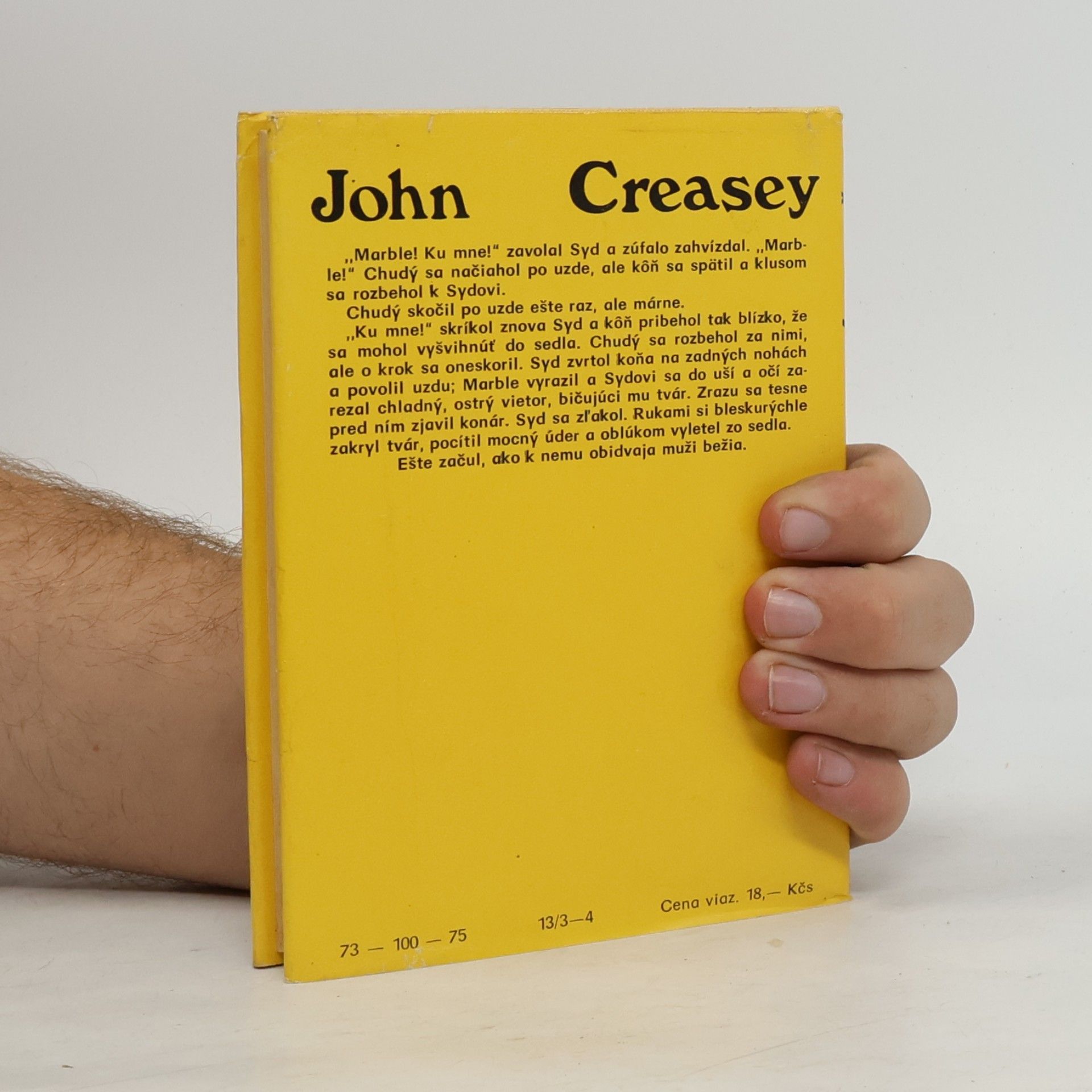 John Creasy Smrť dostihového koňa