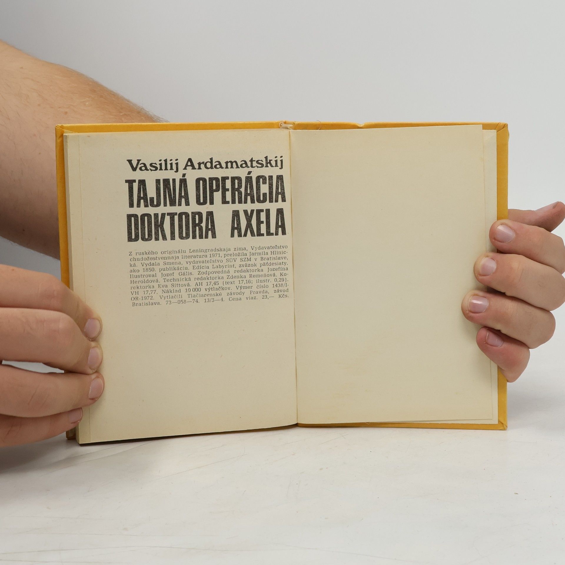 Wassili Ardamatski Tajná operácia doktora Axela