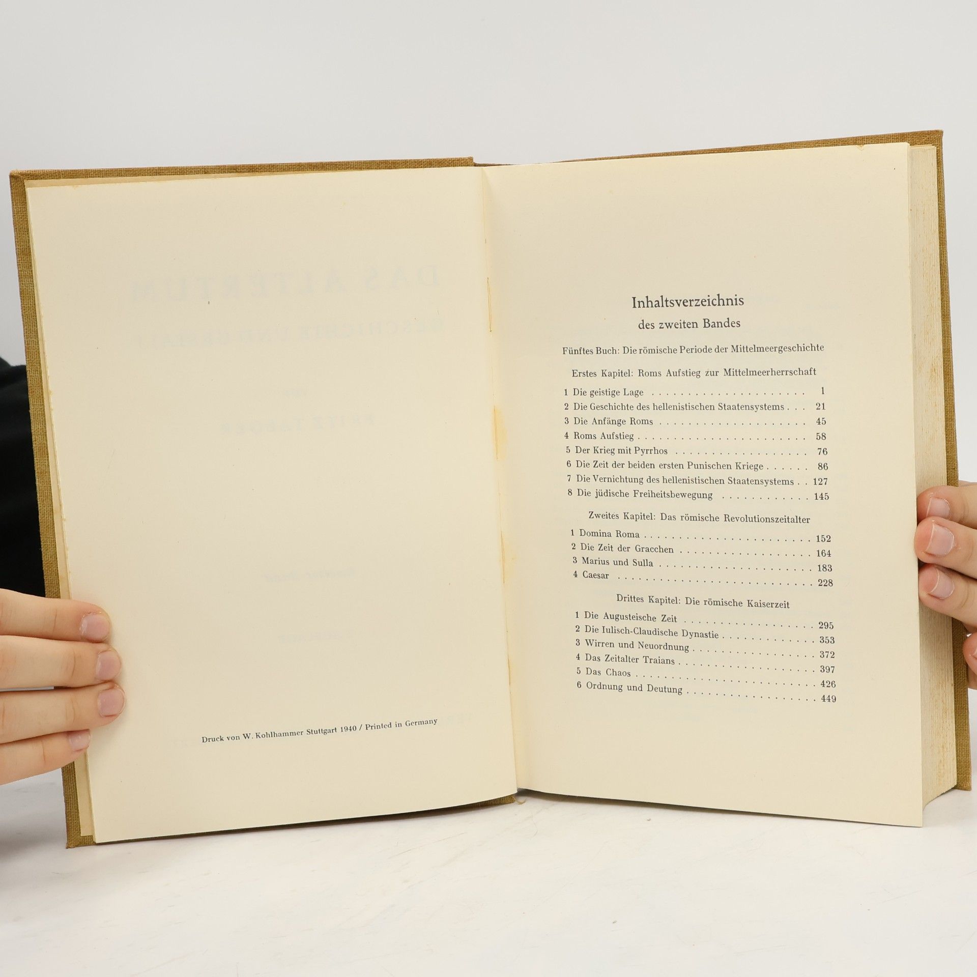 Taeger Das Altertum II