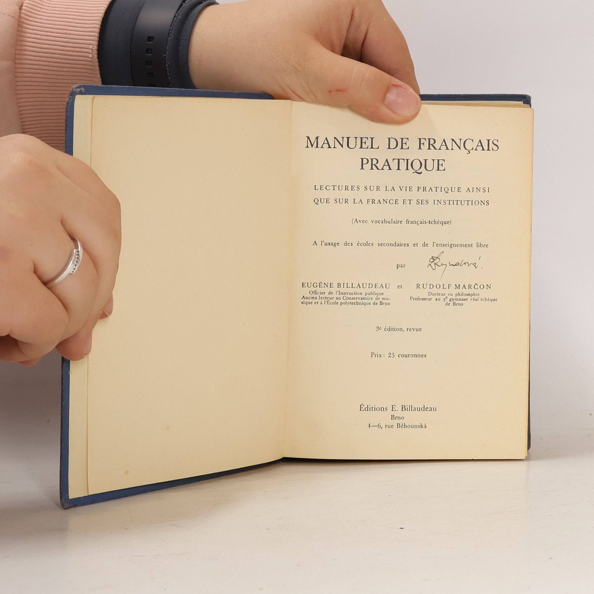 Eugène Billaudeau Nouveau manuel de français pratique