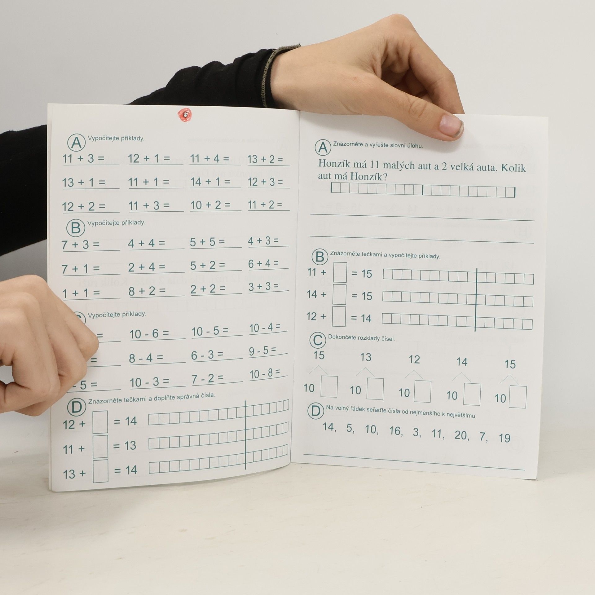 Jana Potůčková Procvičovací sešit z matematiky pro 1. ročník základní školy. 3. díl