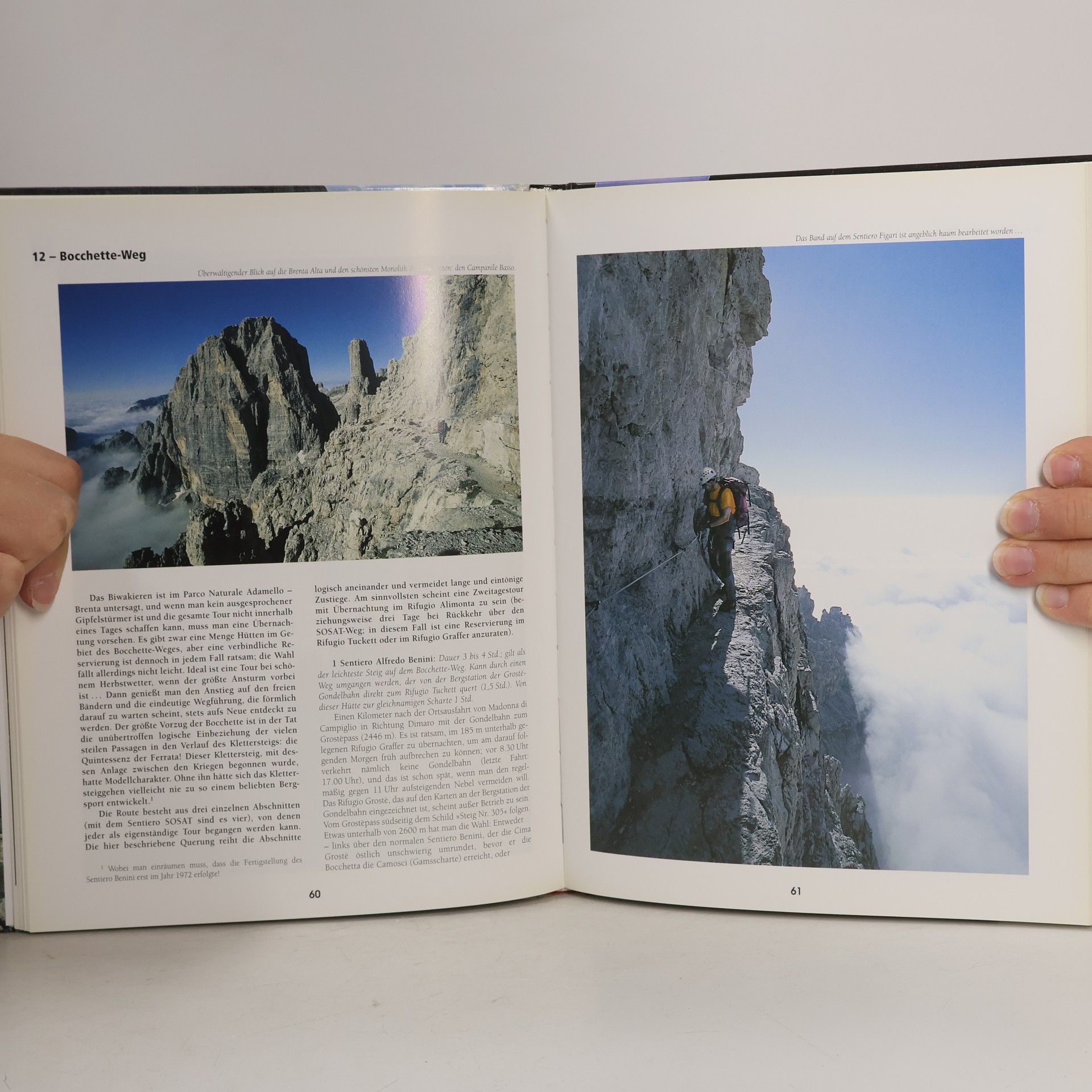 Pascal Sombardier Die Klettersteige der Dolomiten