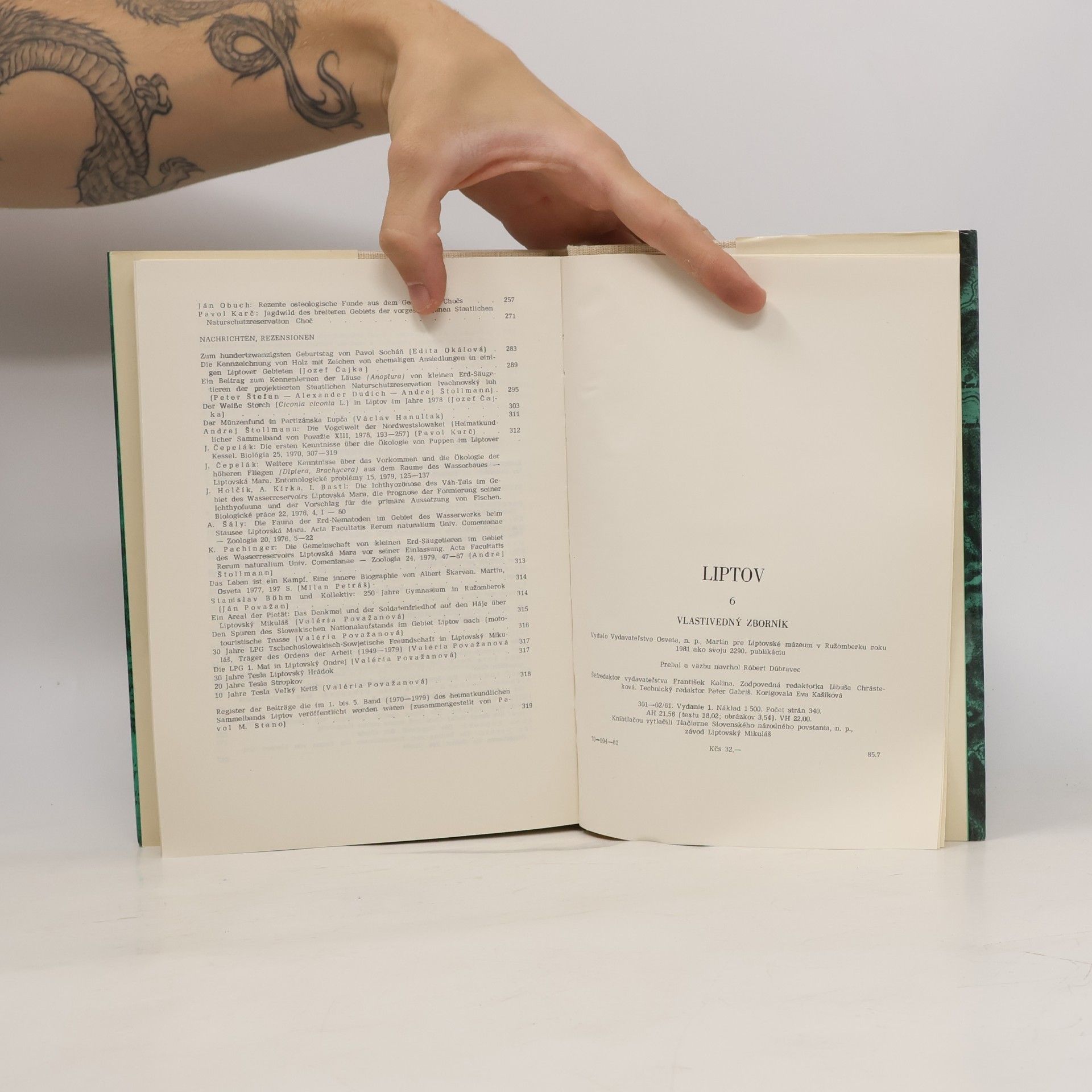 Collectif d'auteurs Liptov 6. Vlastivedný zborník