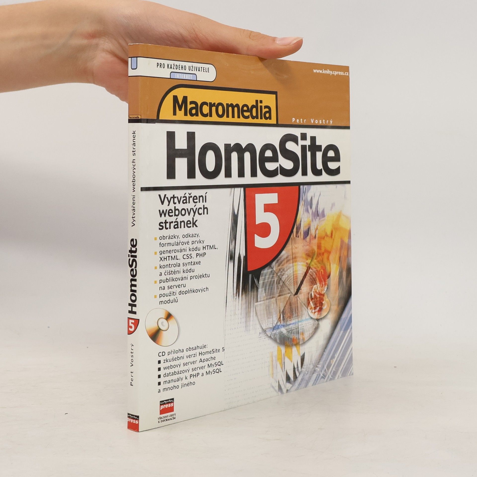 Petr Vostrý Macromedia HomeSite 5 - vytváření webových stránek