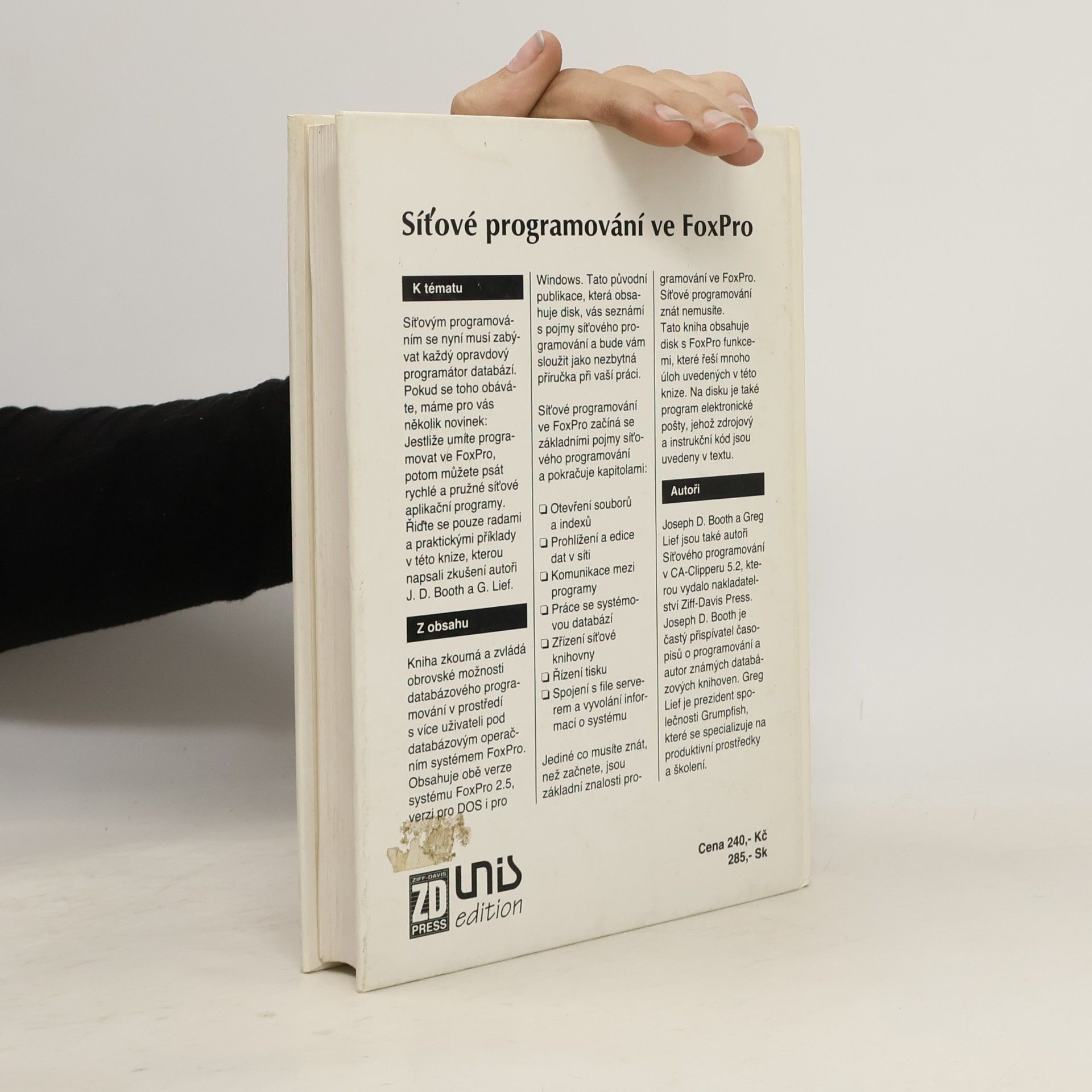 Joseph Booth Síťové programování ve FoxPro
