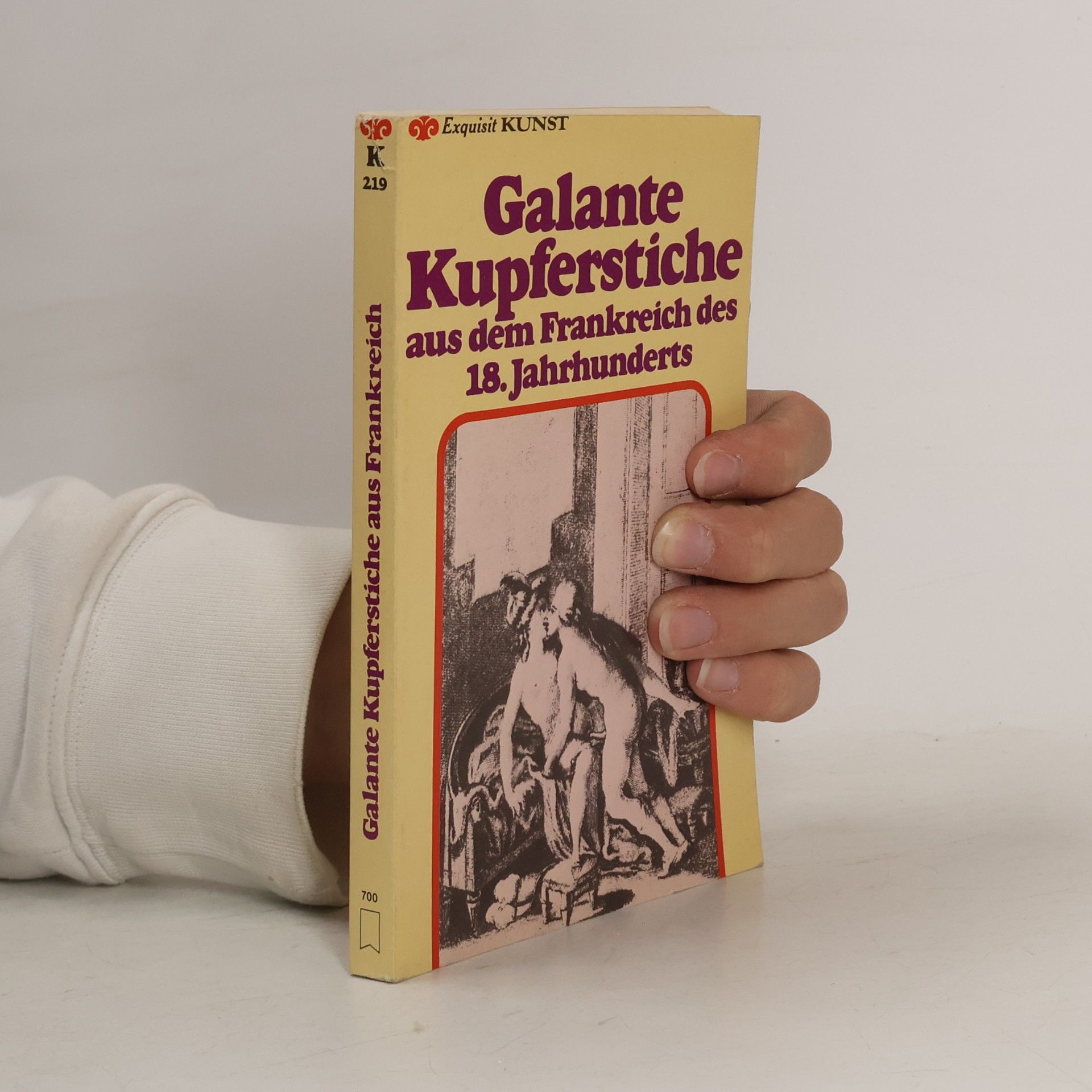 Galante Kupferstiche aus dem Frankreich des 18. [achtzehnten] Jahrhunderts