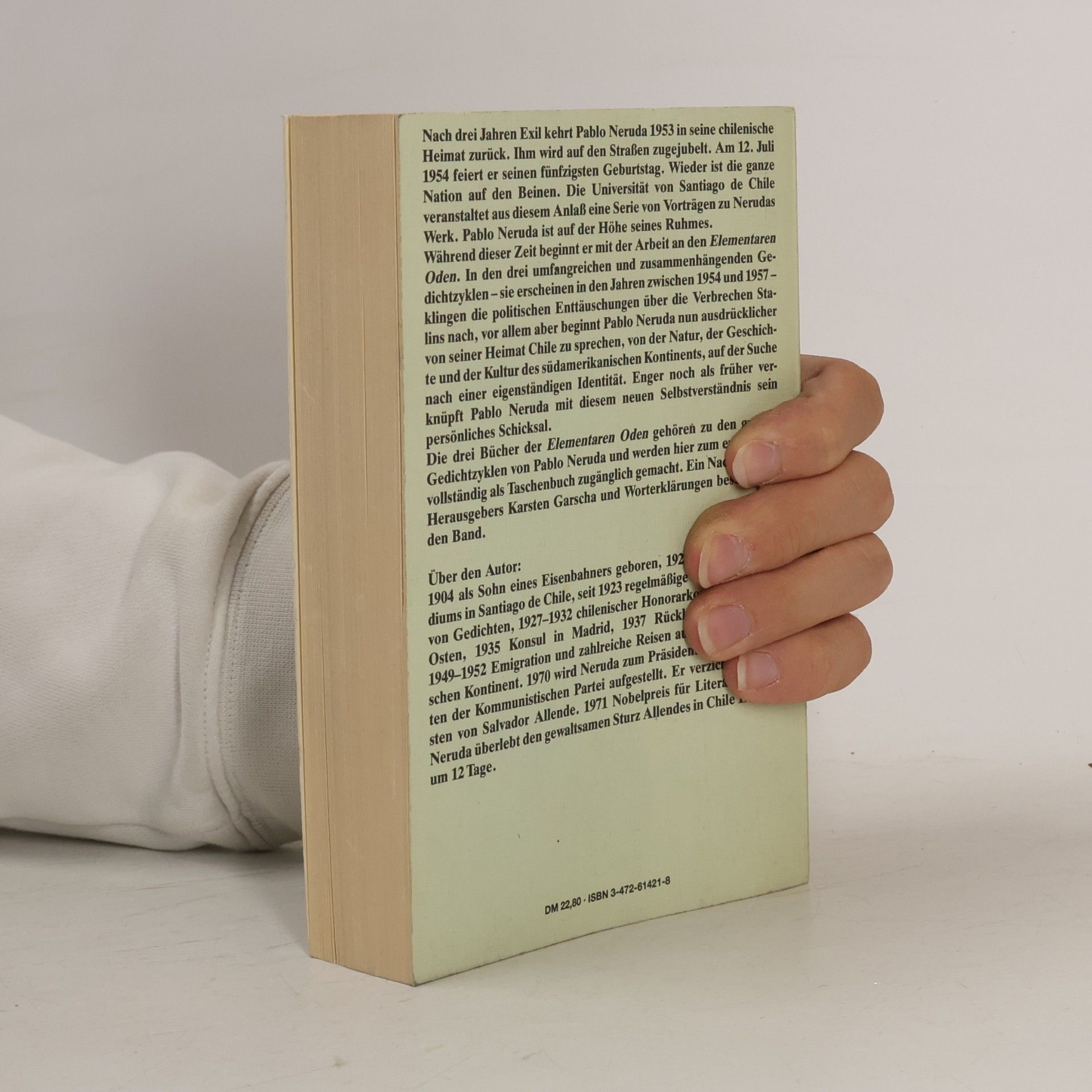 Pablo Neruda Elementare Oden