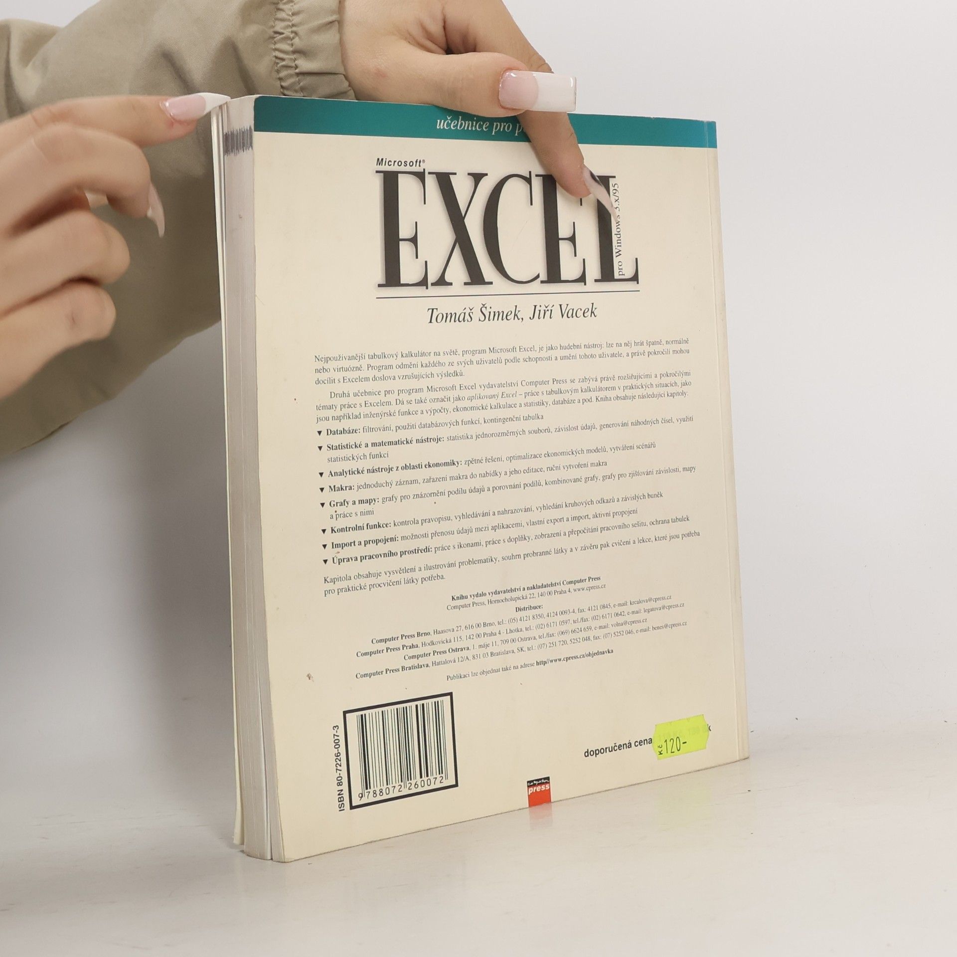 Tomáš Šimek Microsoft Excel pro Windows 3.x/95