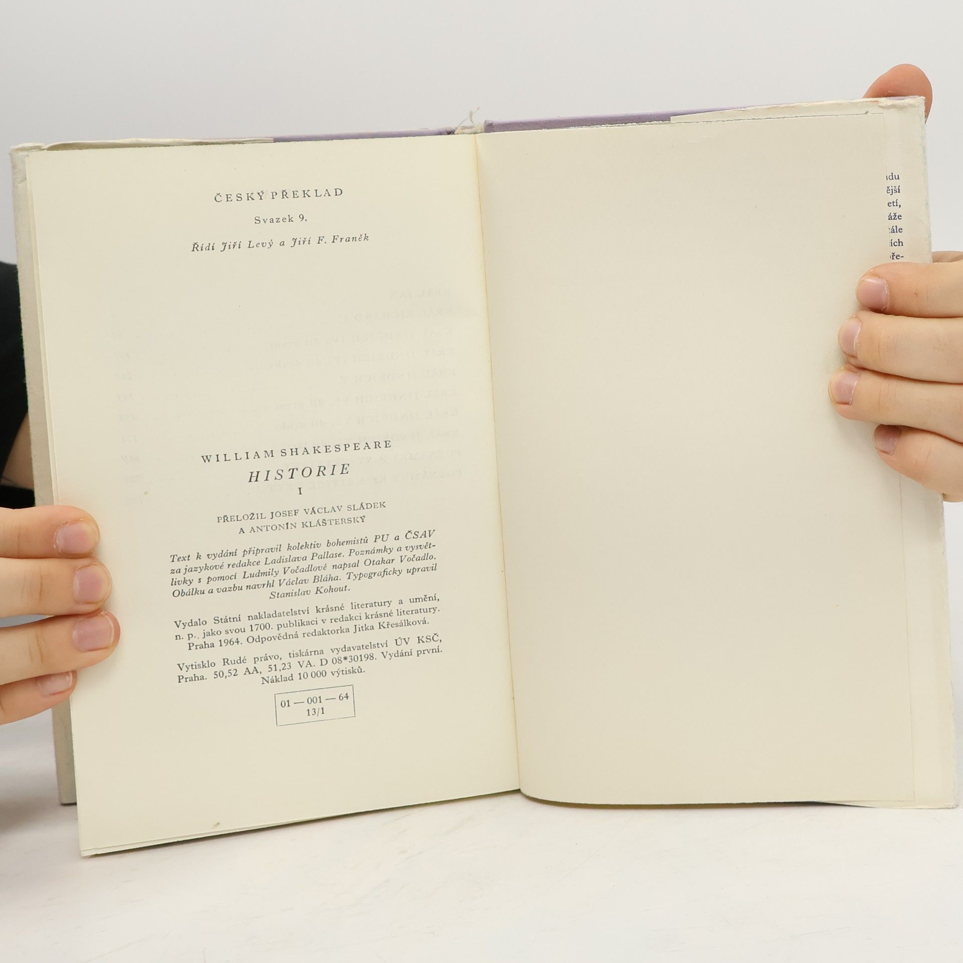 William Shakespeare Historie I