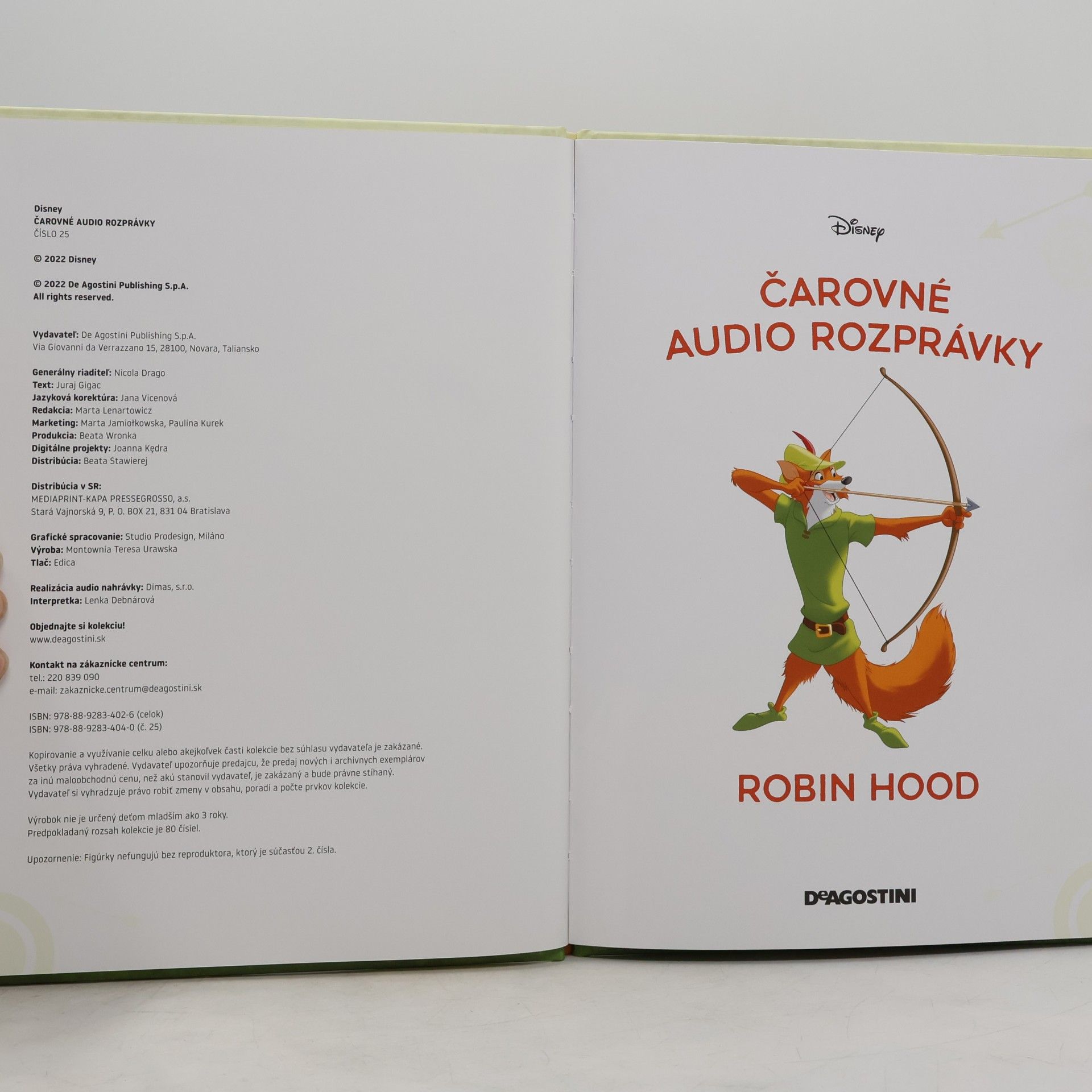 Various authors Čarovné audio rozprávky 25. Robin Hood