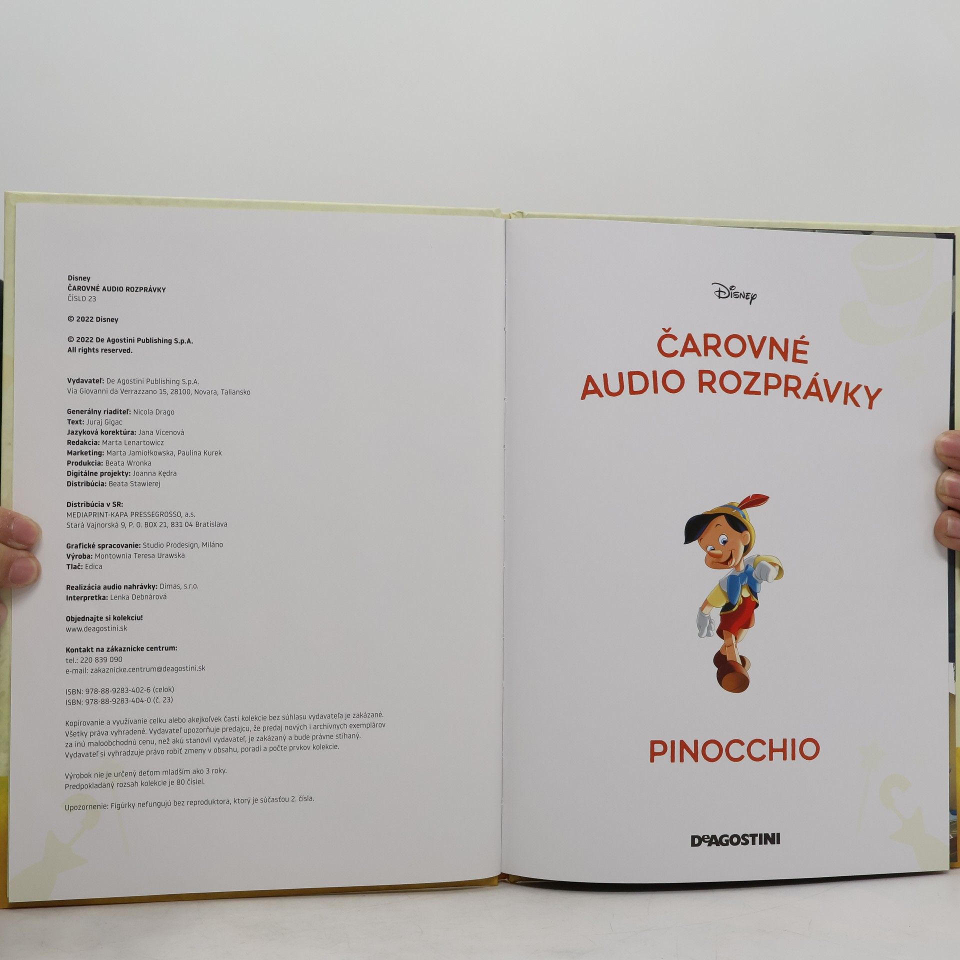 Walt Disney Čarovné audio rozprávky: Pinocchio