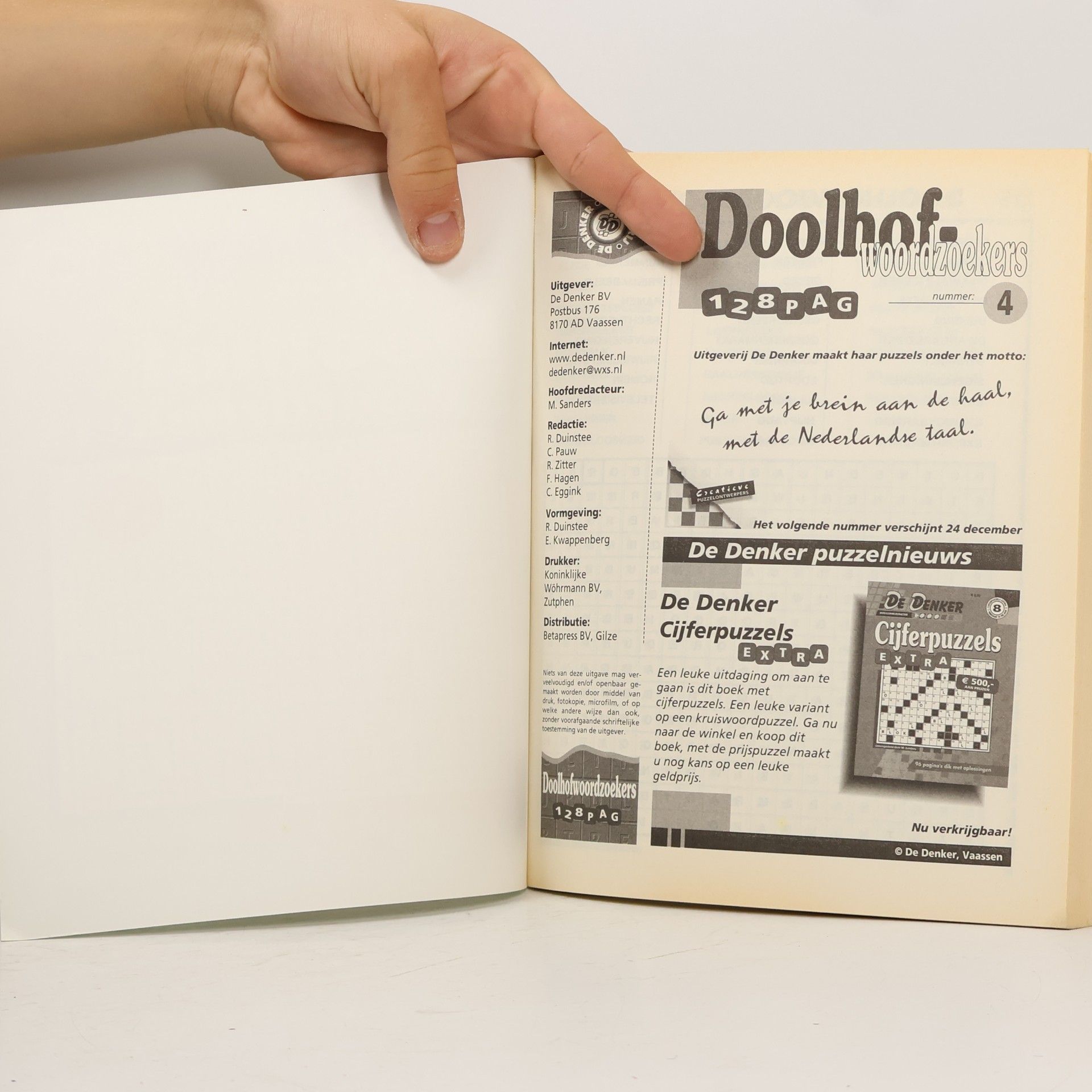 M. Sanders Doolhof woordzoekers 4