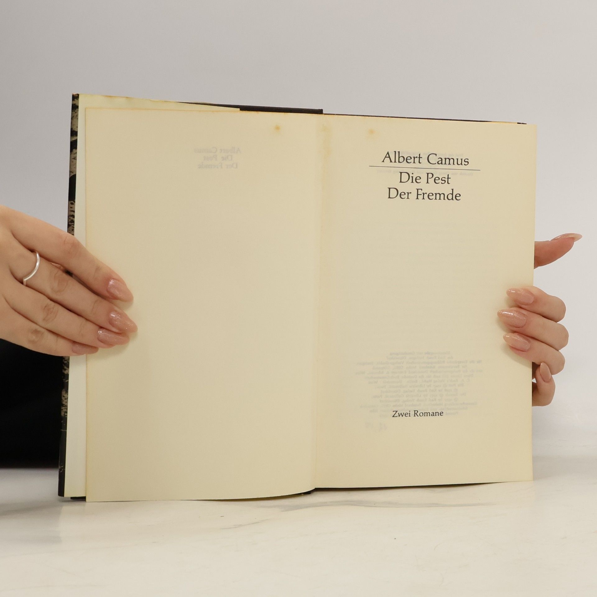 Albert Camus Die Pest. Der Fremde