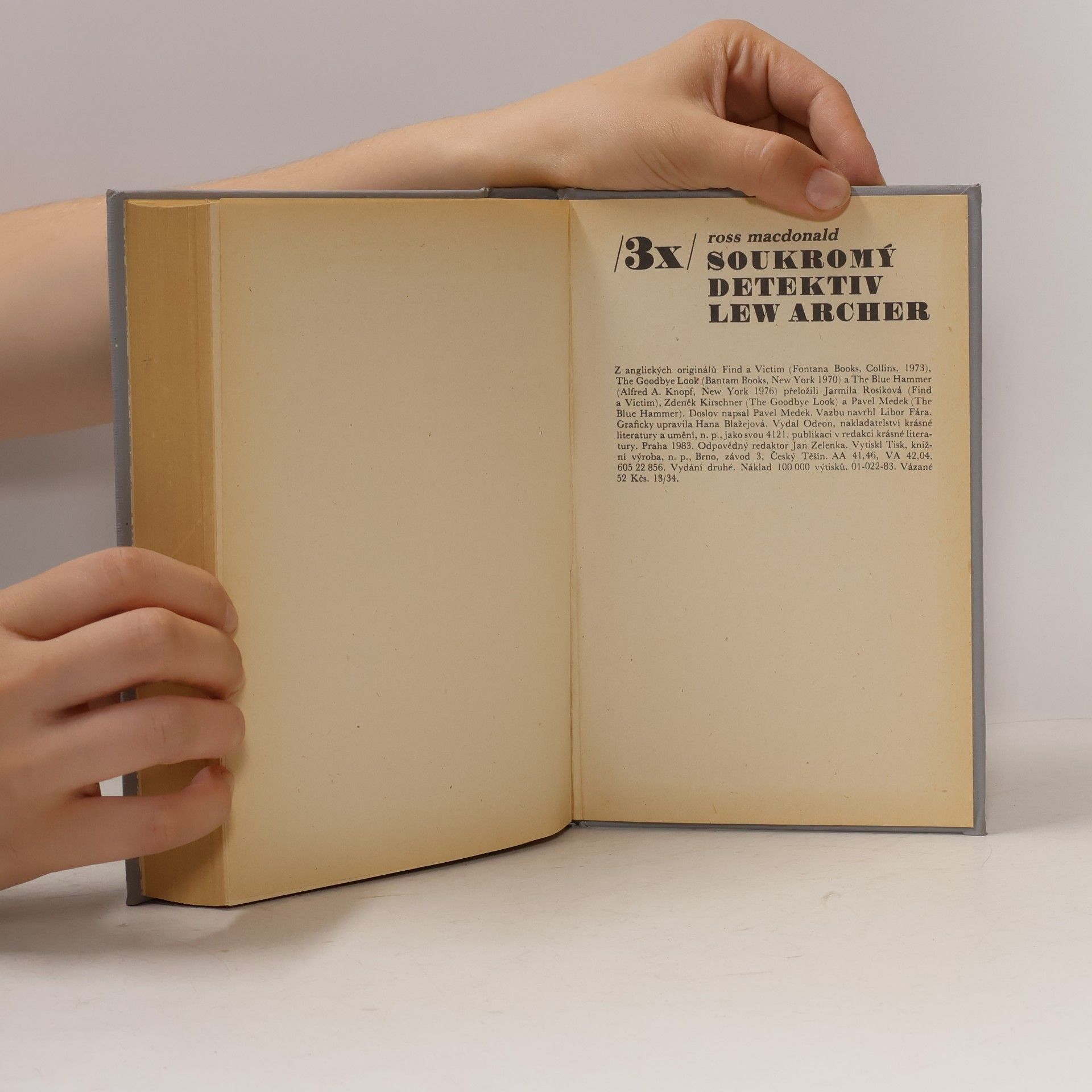 Ross Macdonald Třikrát soukromý detektiv Lew Archer