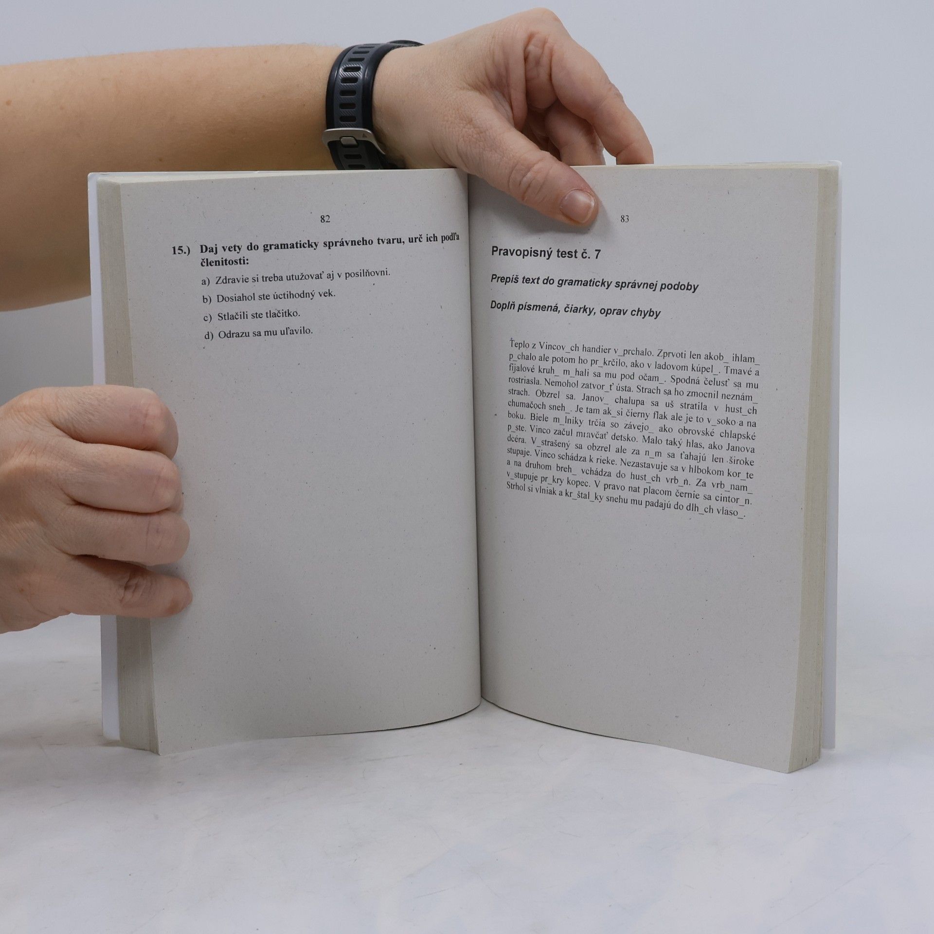 Ľubica Hybenová Zbierka testov zo slovenského jazyka a literatúry pre prijímacie pohovory