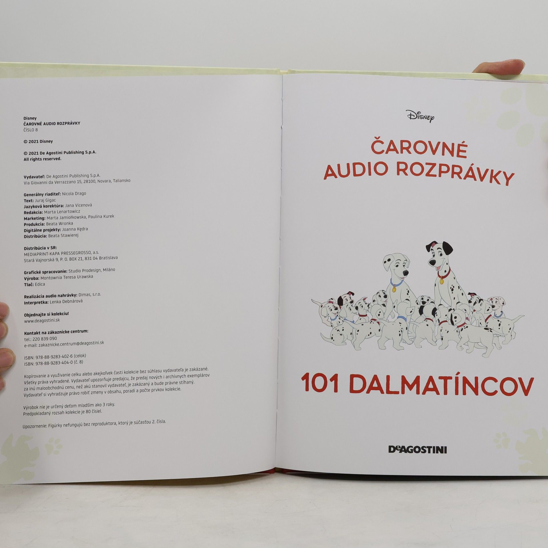 Kolektív autorov Čarovné audio rozprávky 8. 101 dalmatíncov